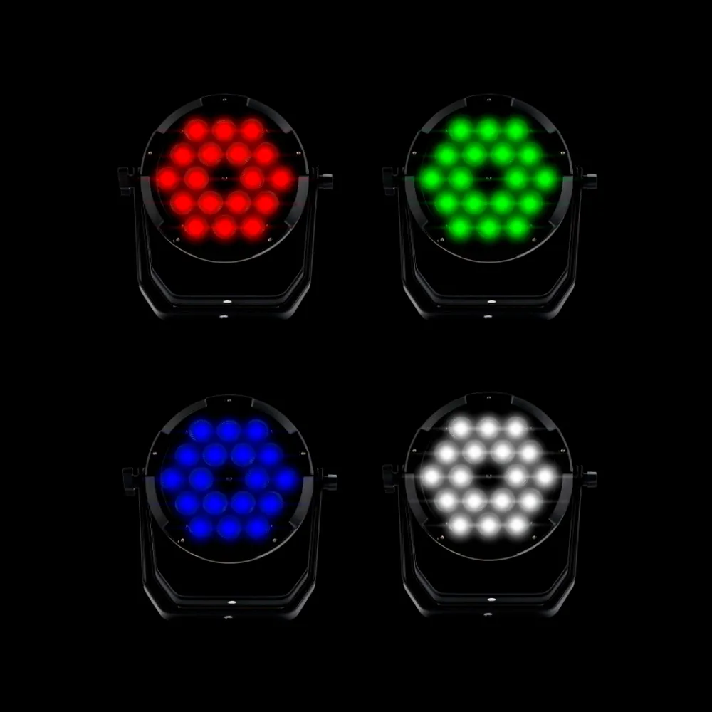 Par Led 18x10W RGBW 4 in 1 IP65 Wisdom