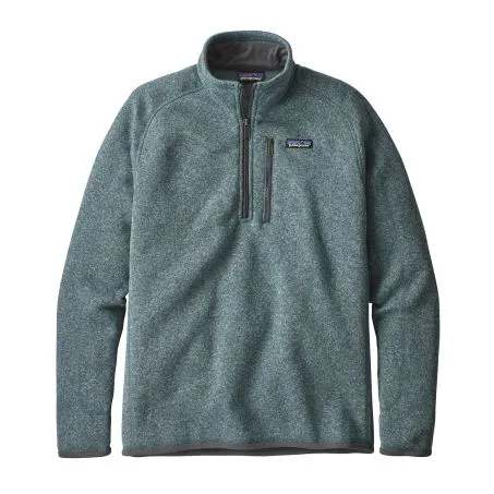 PATAGONIA FELPA 25522 BETTER SWEATER 1/4 SDAB SHADOW BLUE PETROLIO