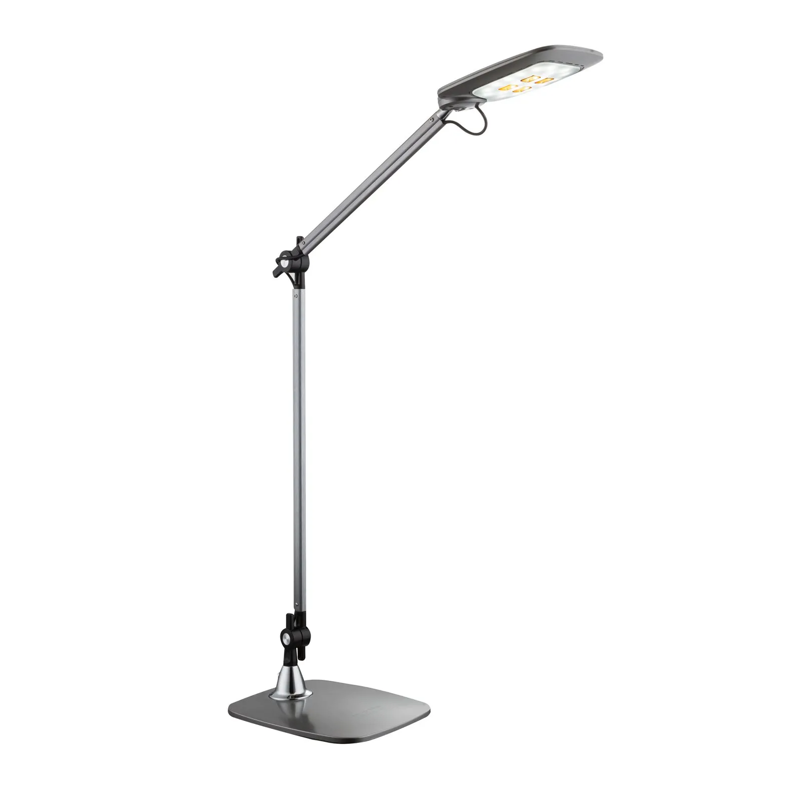 Pattaya lampada LED tavolo snodo argento dim CCT