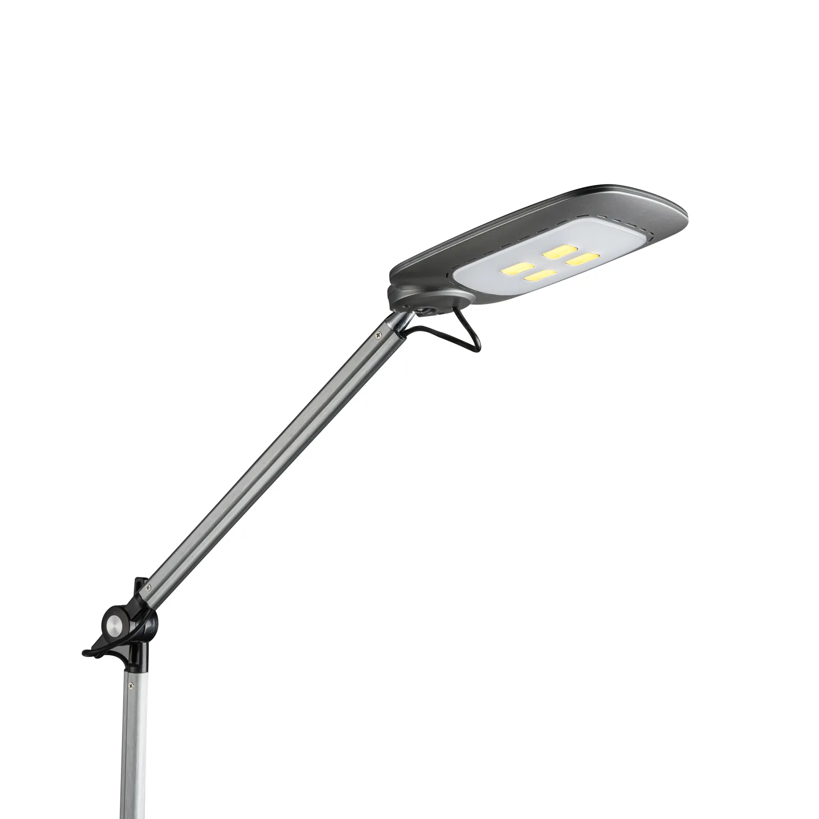 Pattaya lampada LED tavolo snodo argento dim CCT