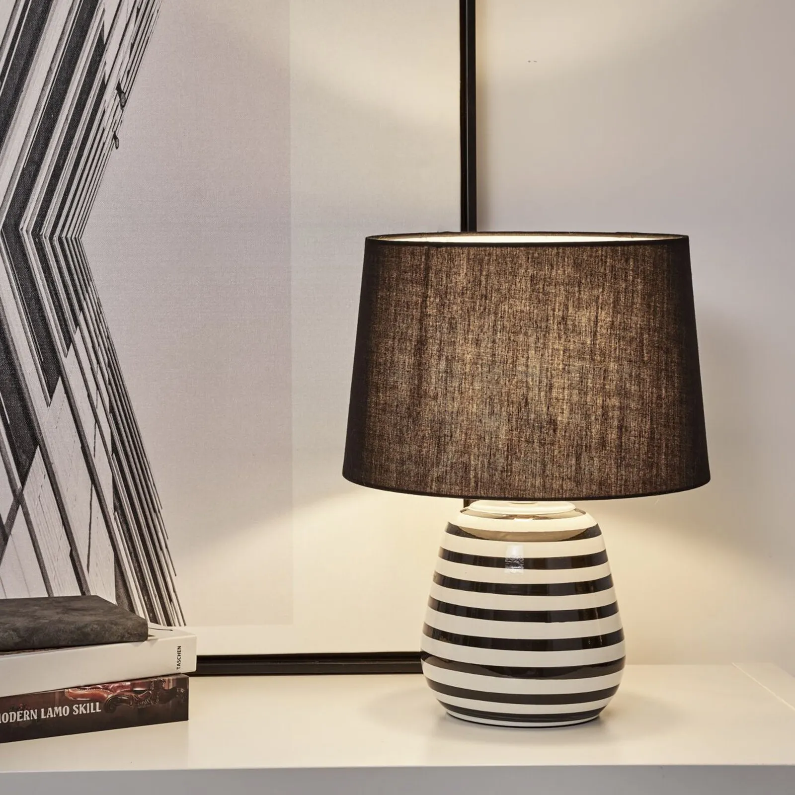 Pauleen Dressy Sparkle lampada da tavolo a strisce