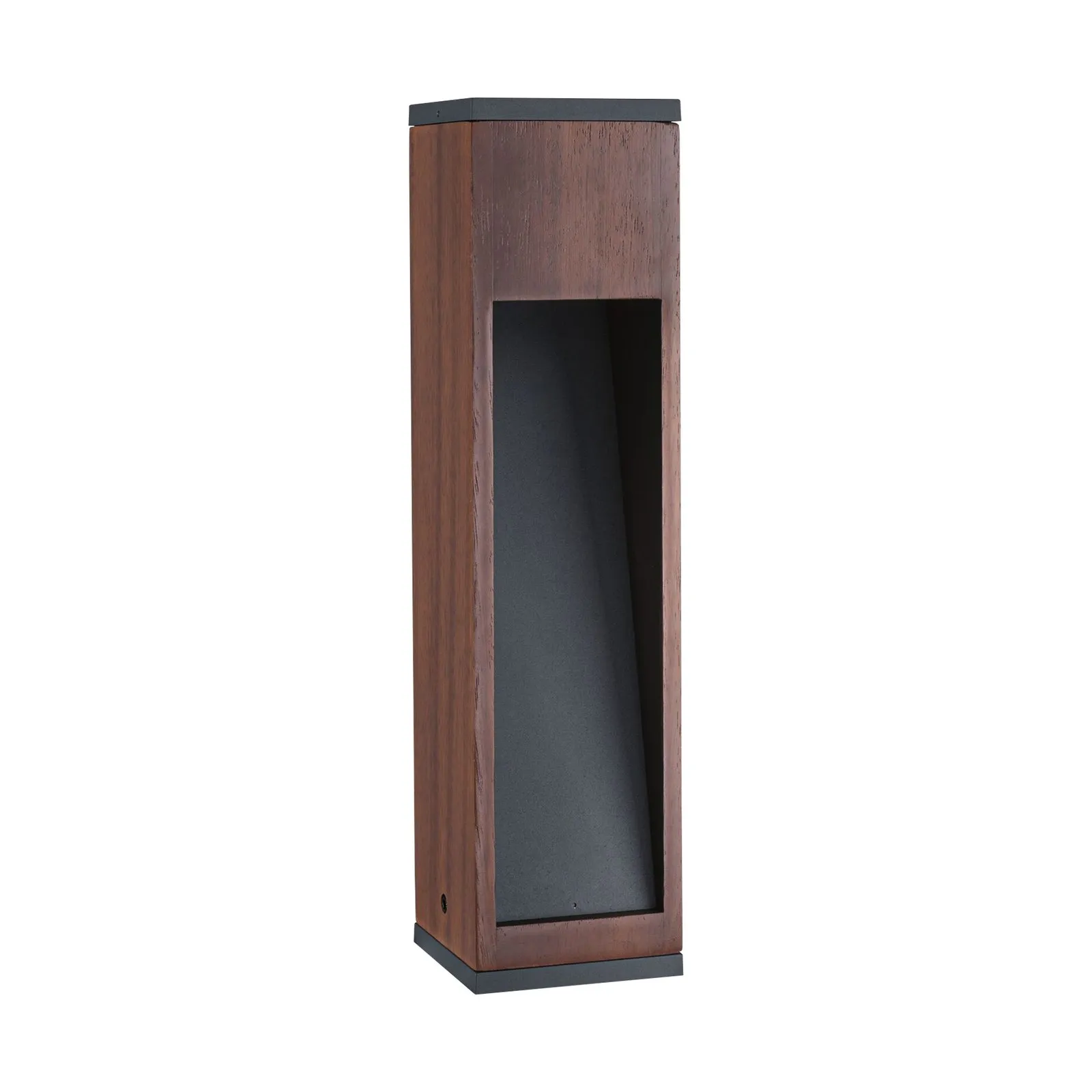 Paulmann Trabia Lampioncino LED in legno, altezza 40 cm