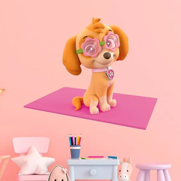 Paw Patrol - Skye prende il sole - ADESIVI BAMBINI