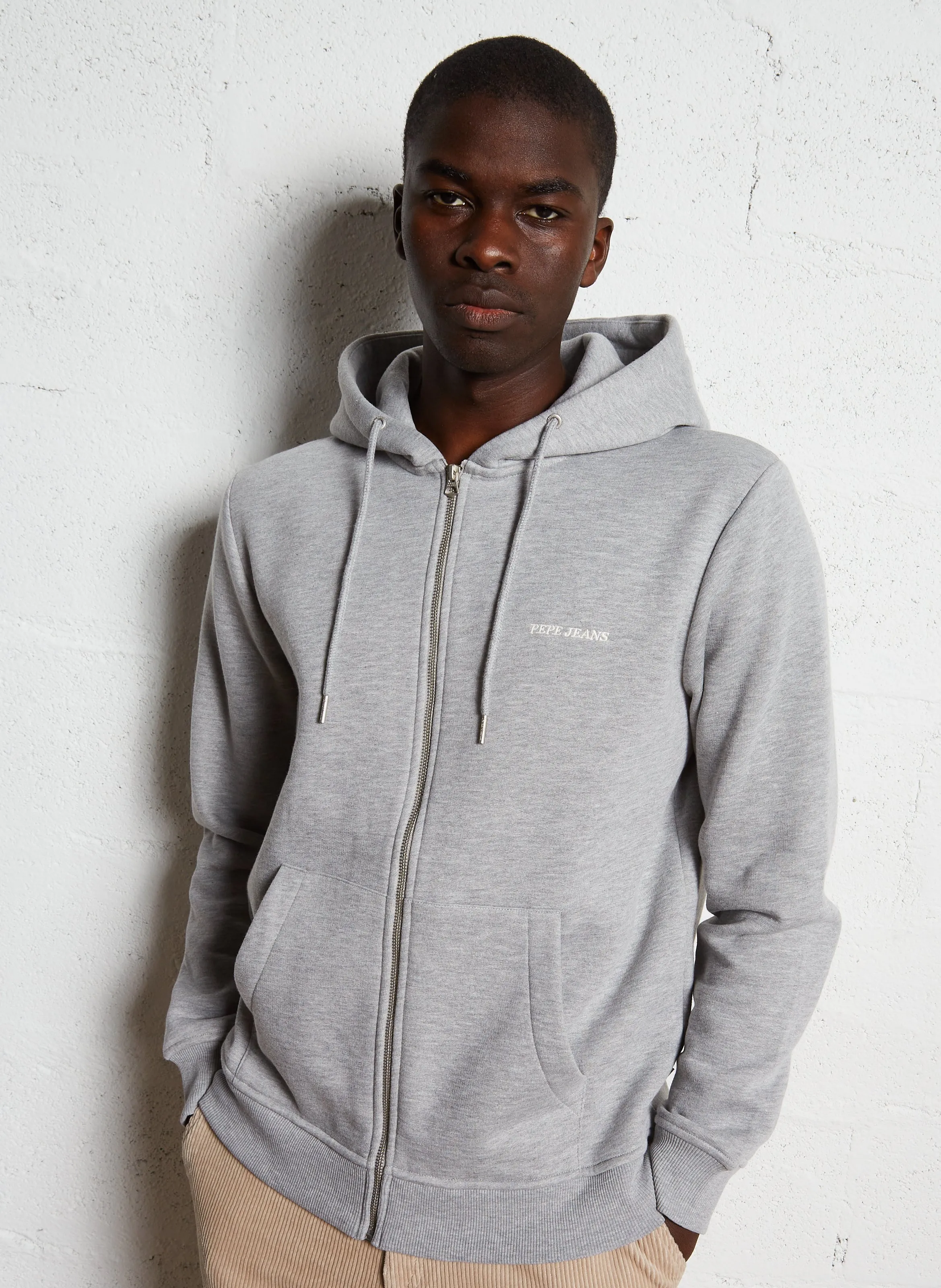  PEPE JEANS   Felpa in misto cotone | Grigio