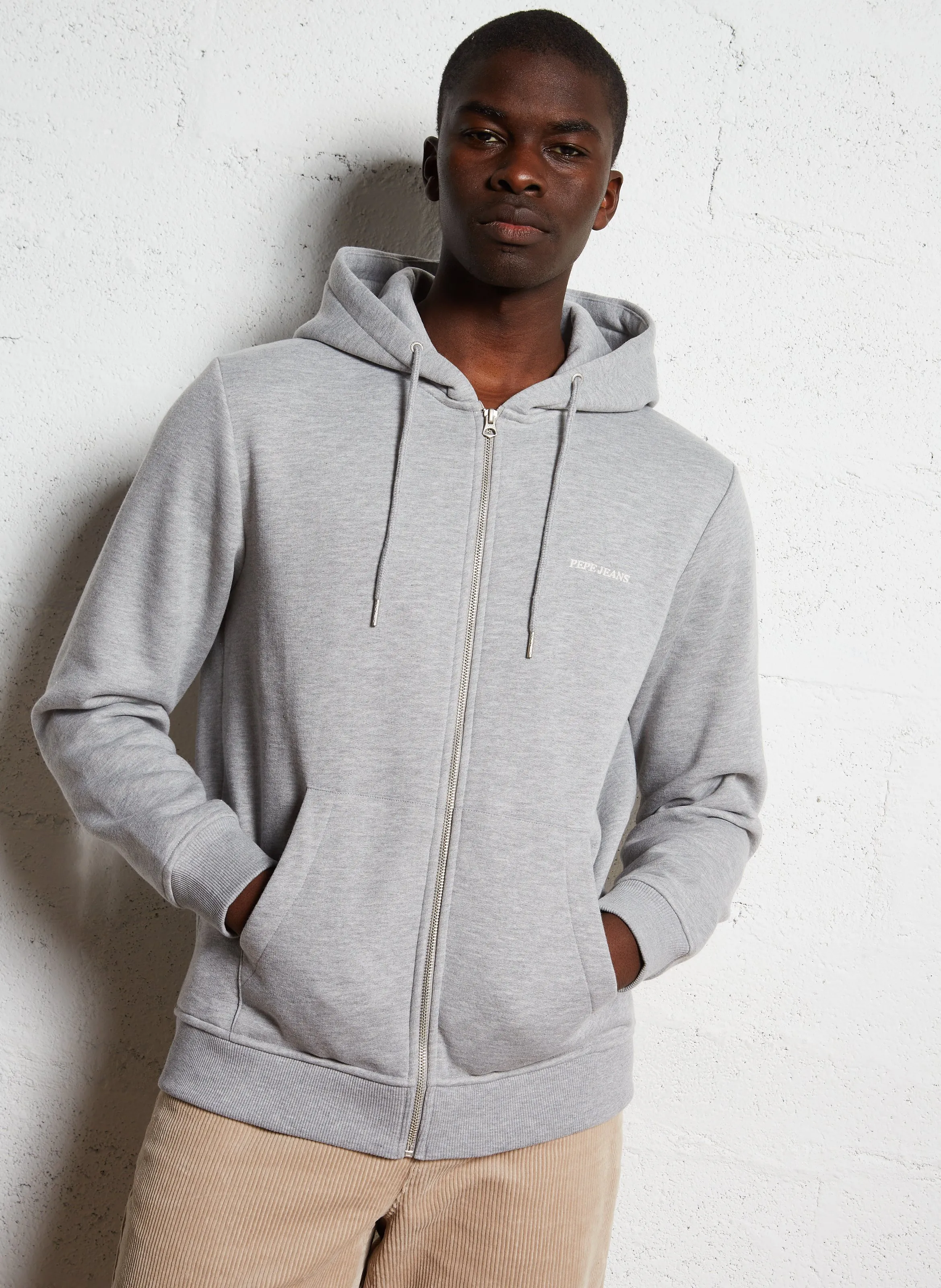  PEPE JEANS   Felpa in misto cotone | Grigio