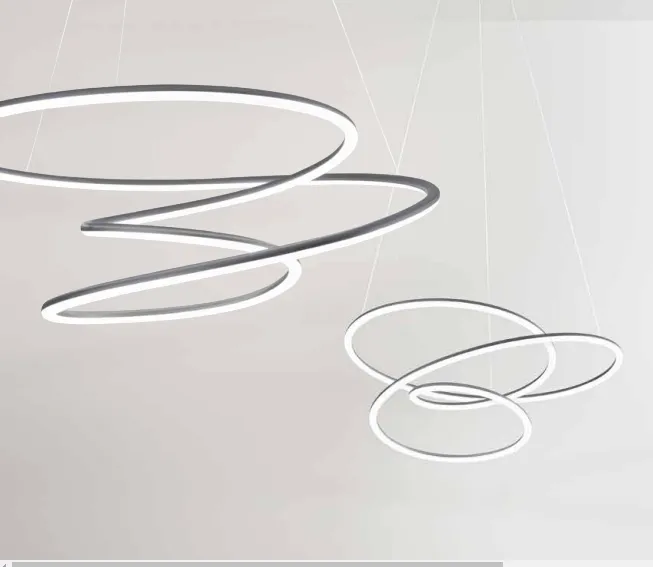 Perenz Sospensione Spira Grigio Metallizzato