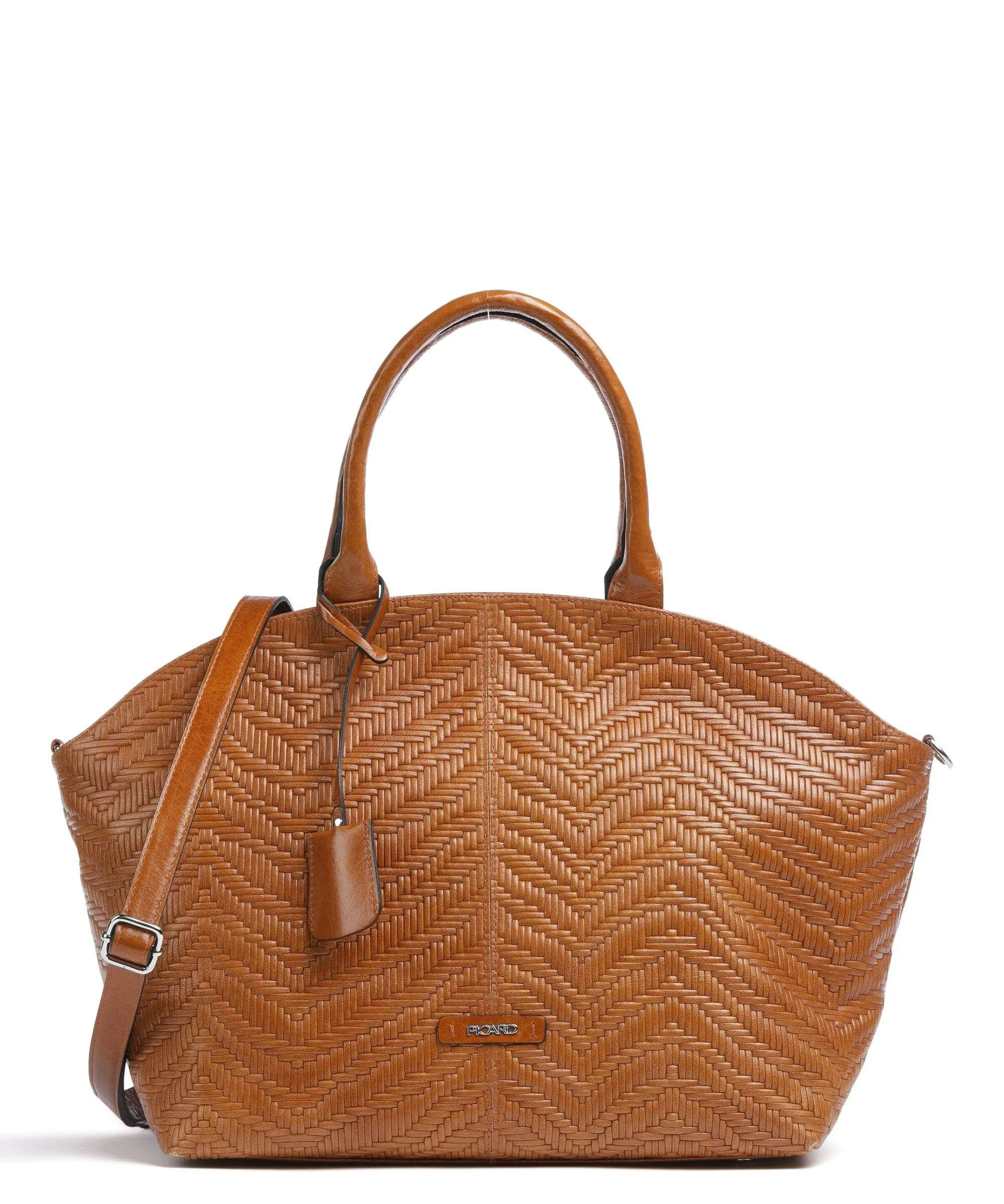  Picard Sunshine Borsa a mano pelle di vacchetta finemente grana cognac  