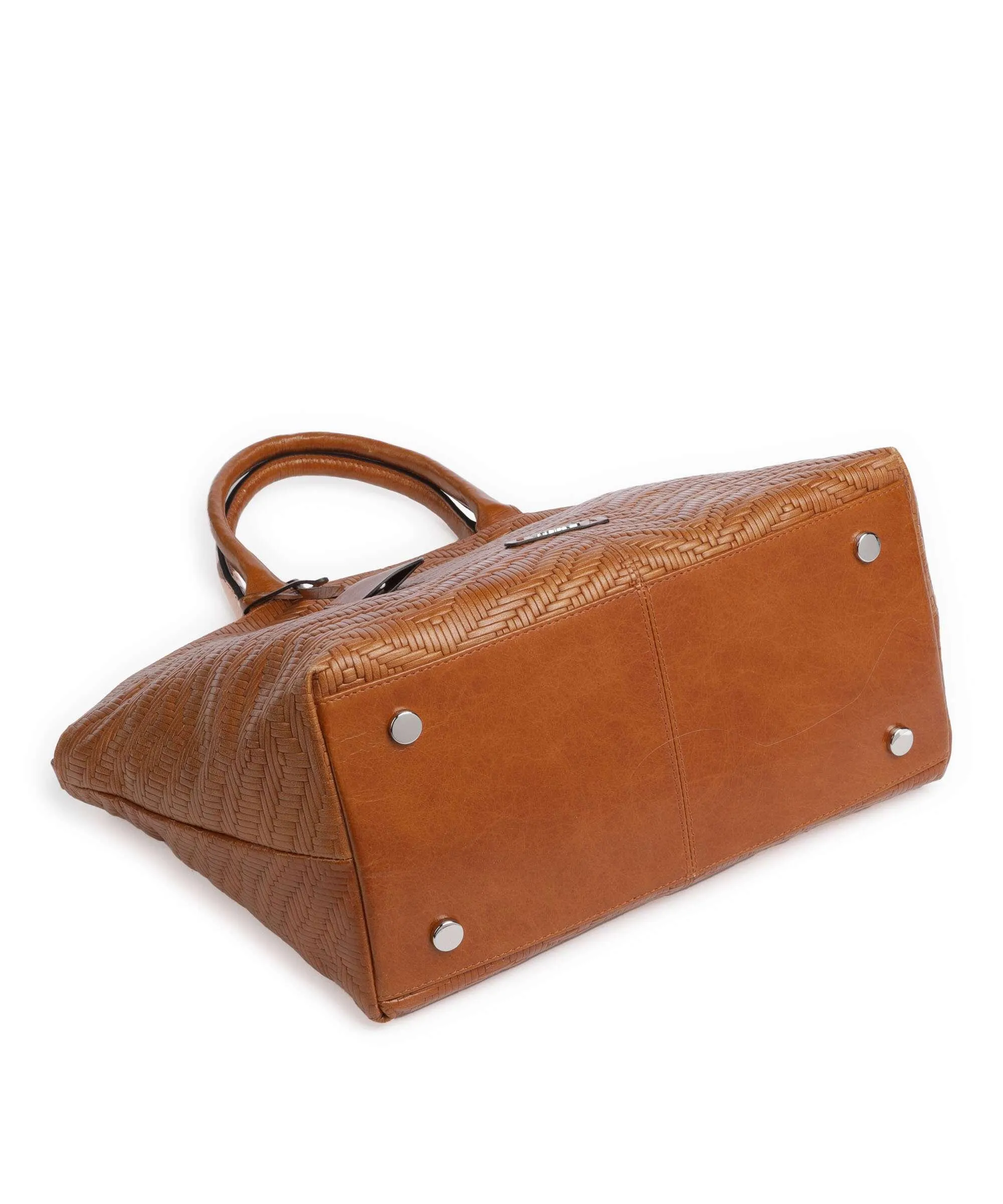  Picard Sunshine Borsa a mano pelle di vacchetta finemente grana cognac  