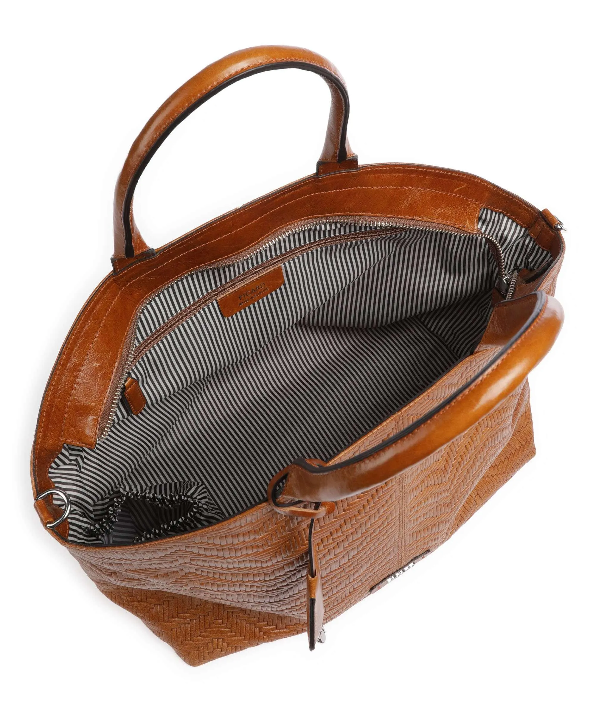  Picard Sunshine Borsa a mano pelle di vacchetta finemente grana cognac  