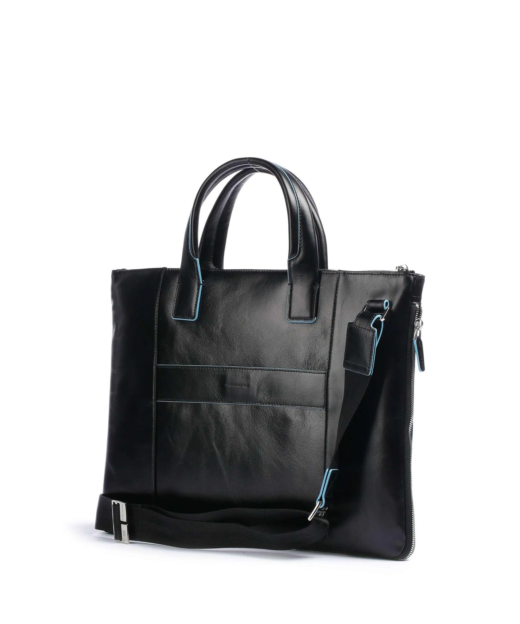  Piquadro Blue Square Cartella 15″ pelle liscia nero  