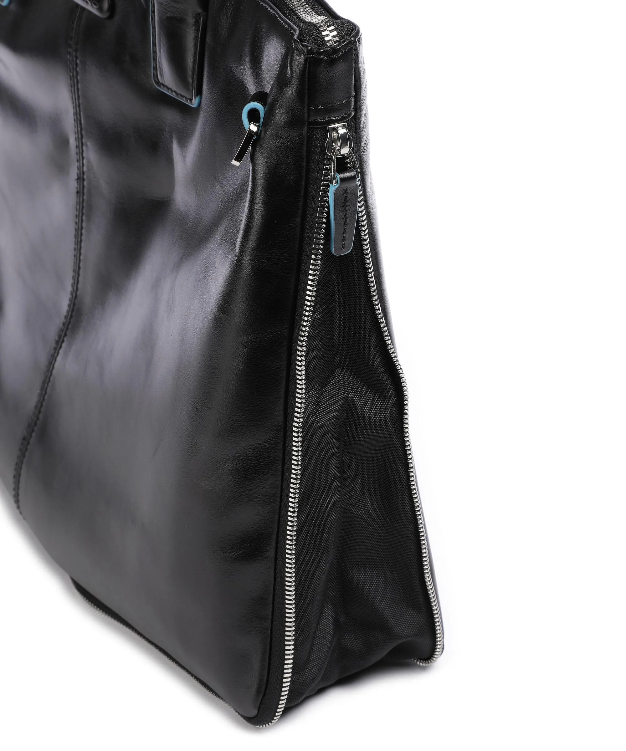  Piquadro Blue Square Cartella 15″ pelle liscia nero  