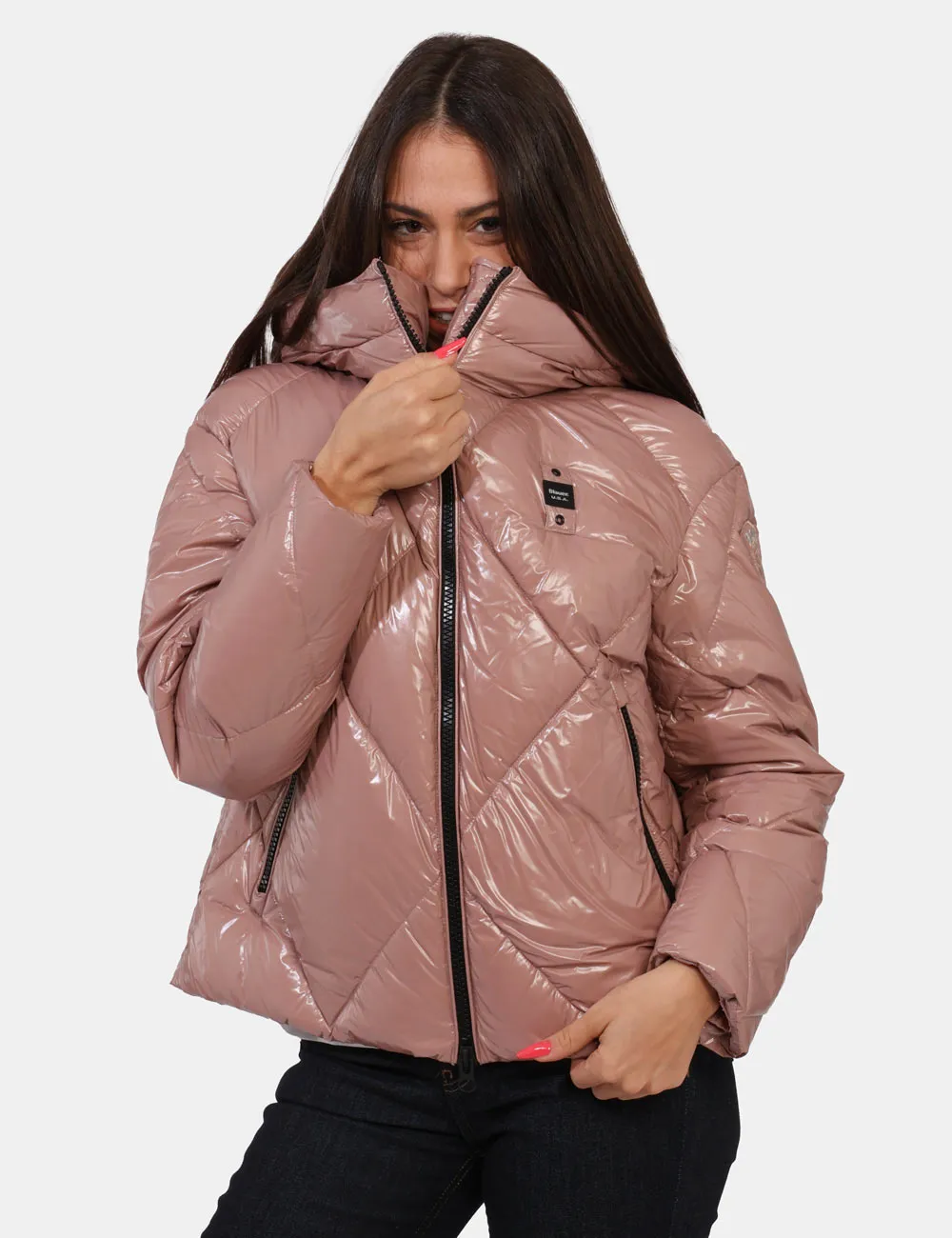 Piumino Blauer Rosa