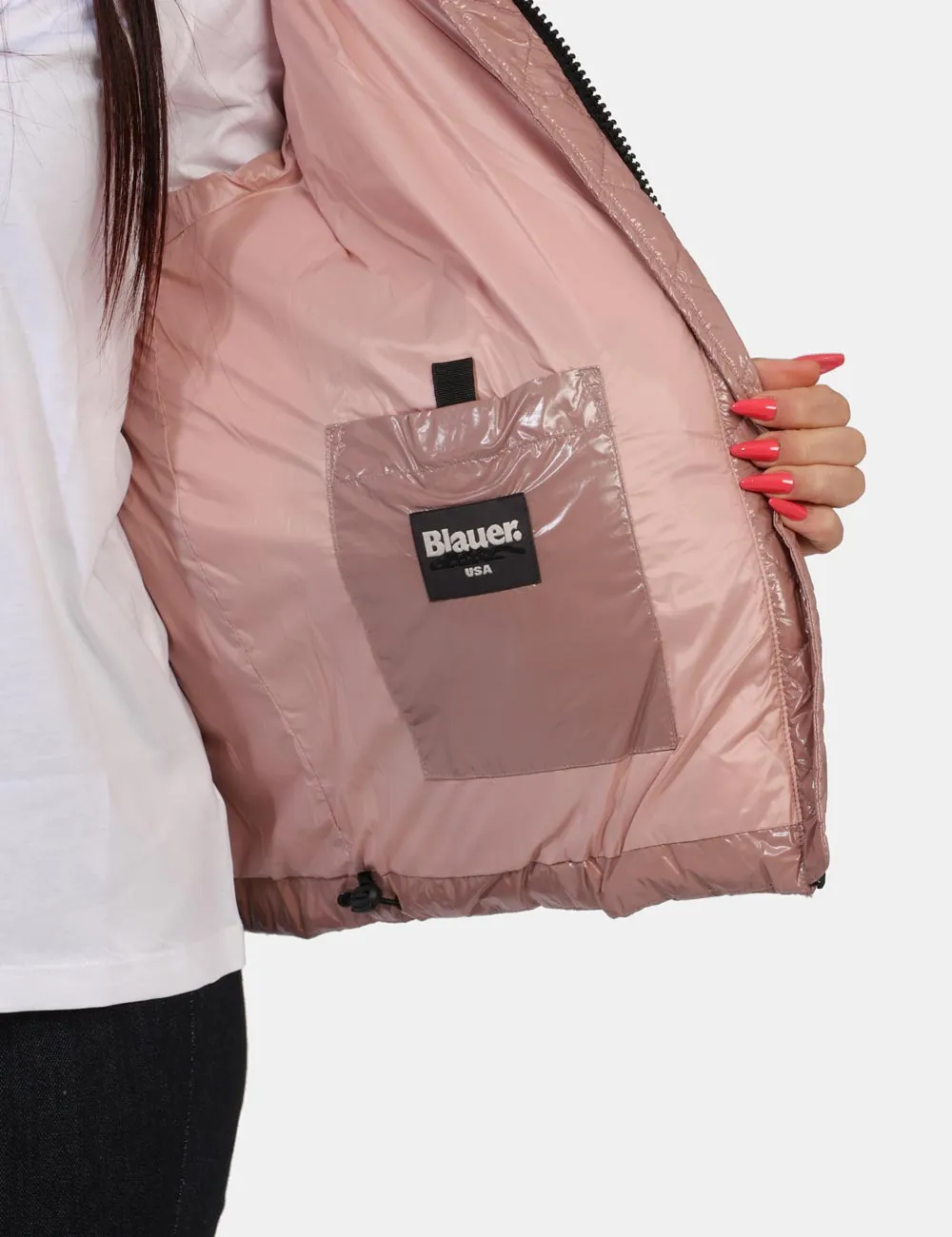 Piumino Blauer Rosa