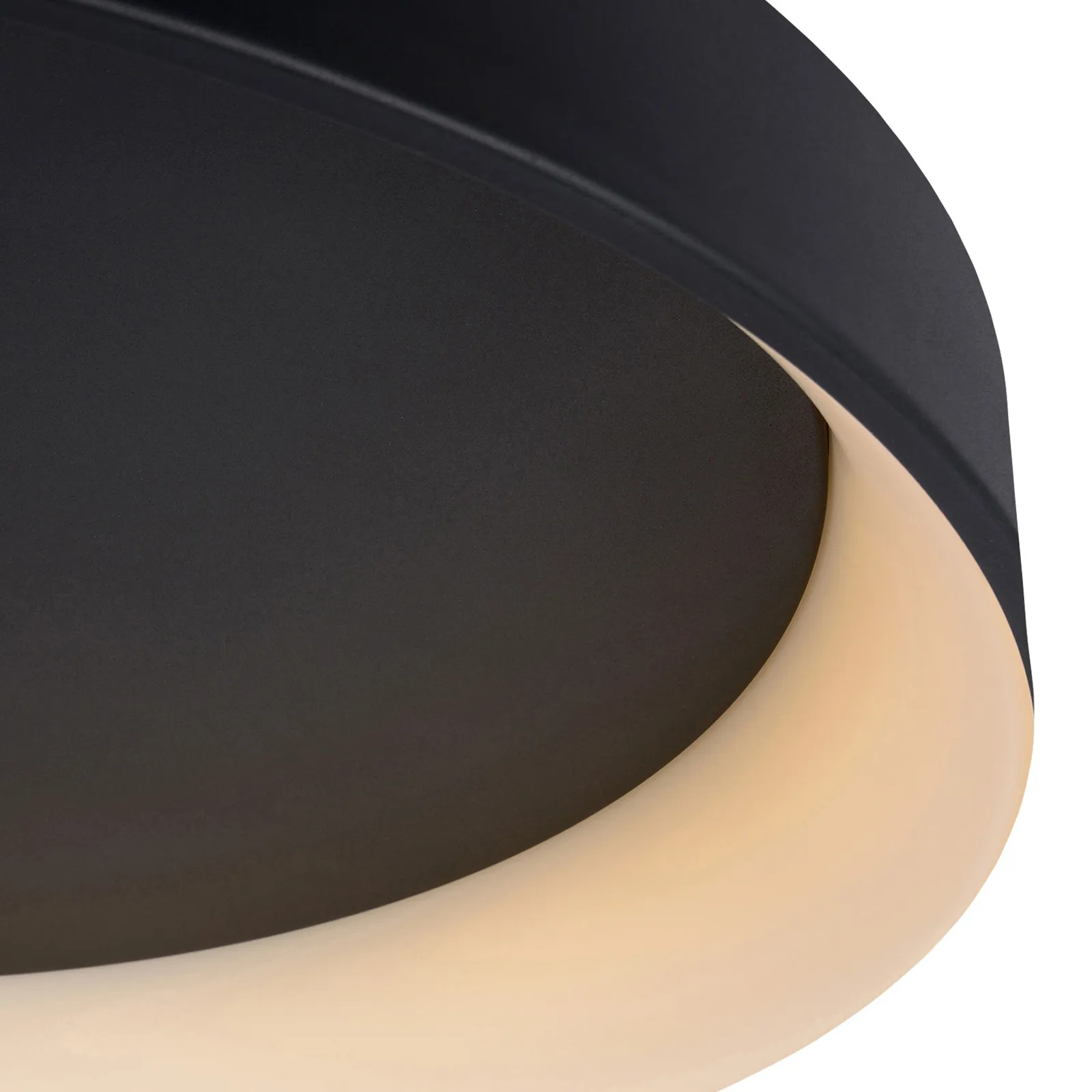 Plafoniera LED Talowe nero Ø 30 cm