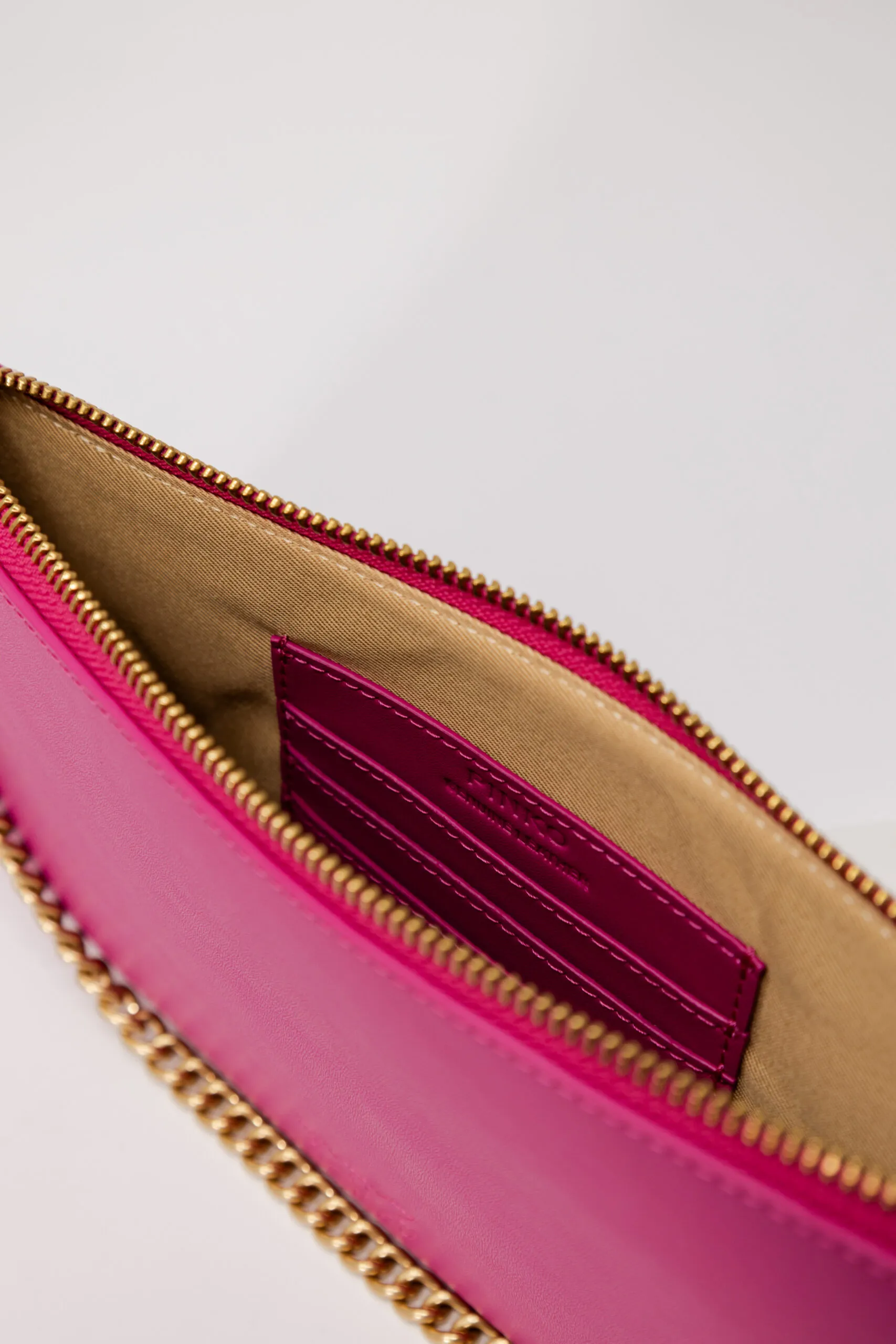 Pochette Pinko HORIZONTAL FLAT VITELLO SETA Fuxia