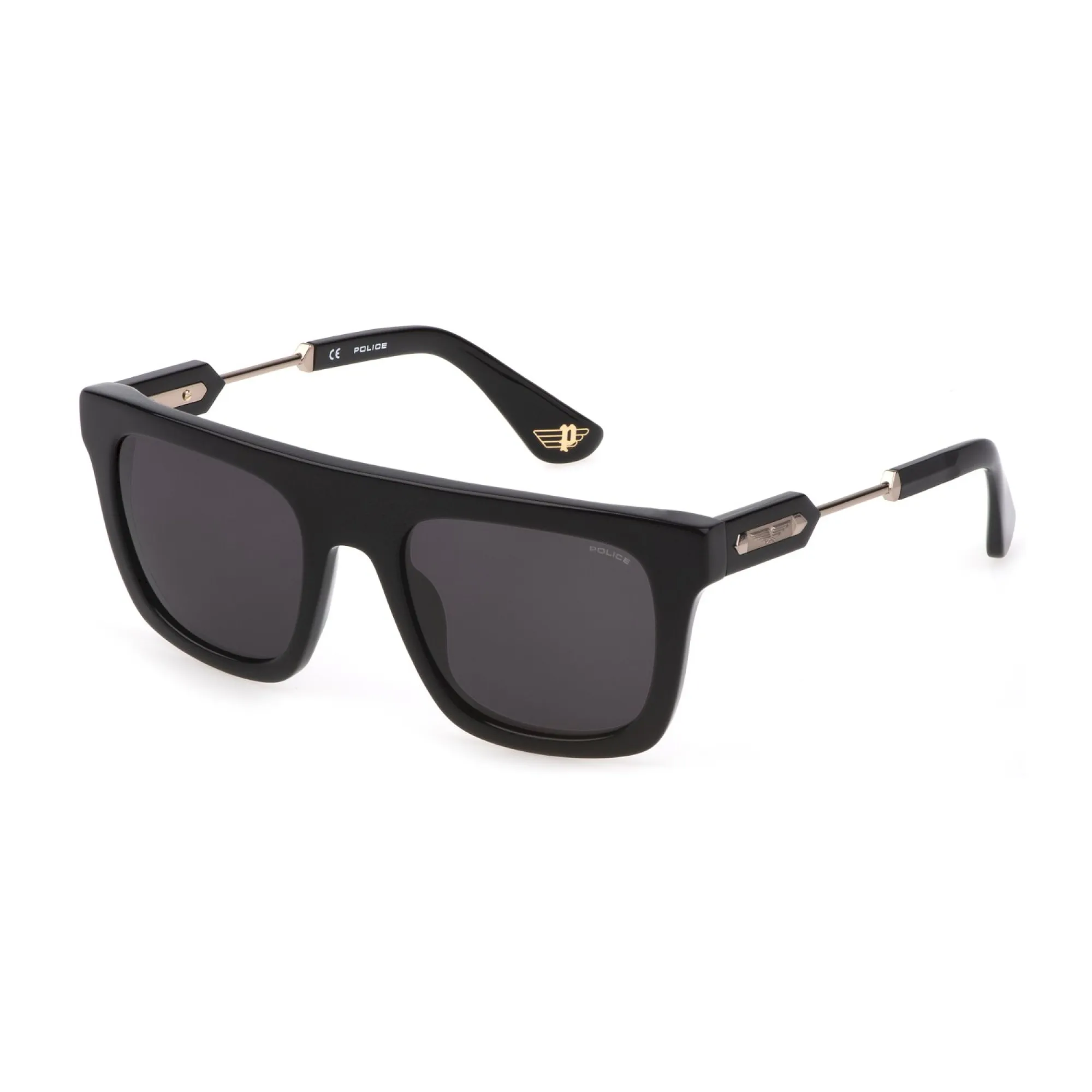   Police SPLF71 Prince 2 700Y Nero Lucido | Occhiale Da Sole Uomo 