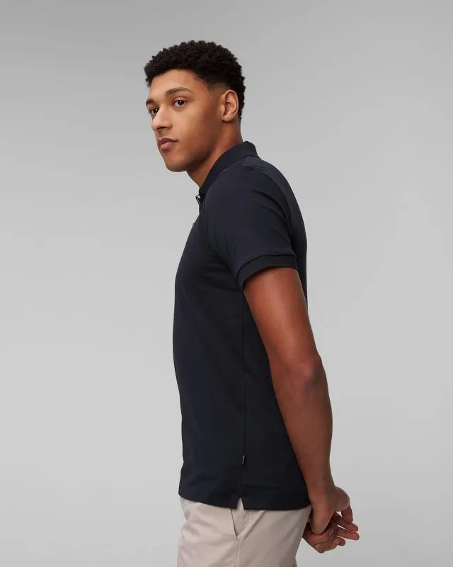 Polo blu scuro da uomo Hugo Boss Polston