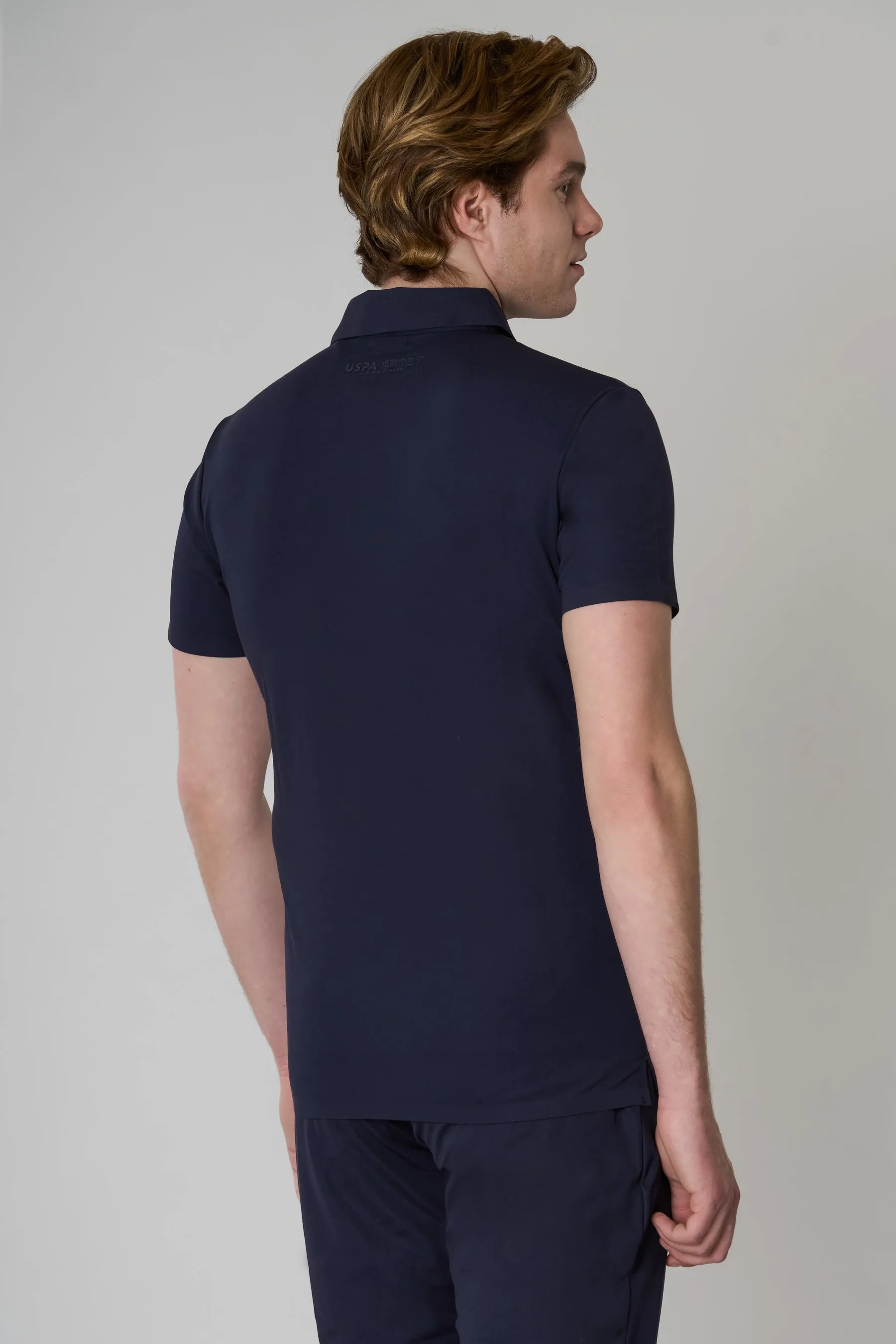 Polo in stretch jersey tecnico