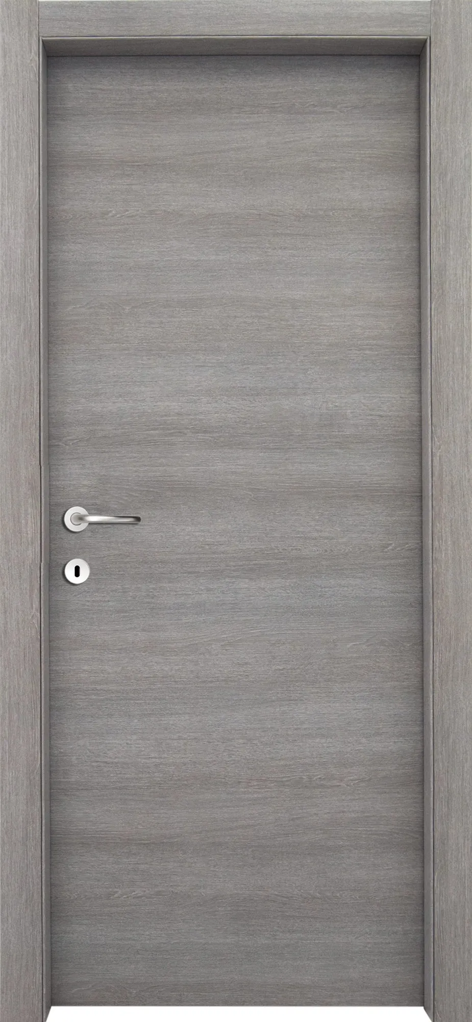 Porta battente reversibile Mimetika rovere grigio 210x80 cm