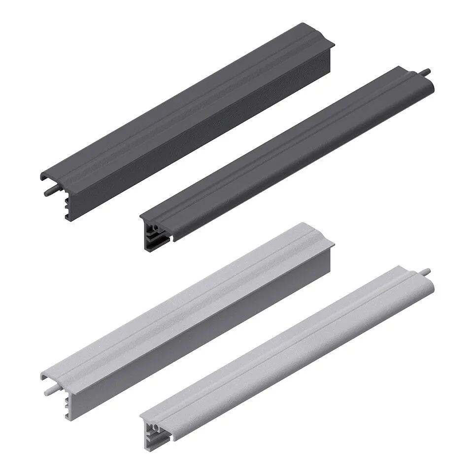Profilo di copertura Bosch Rexroth, in PP, Grigio, lungh. 120mm