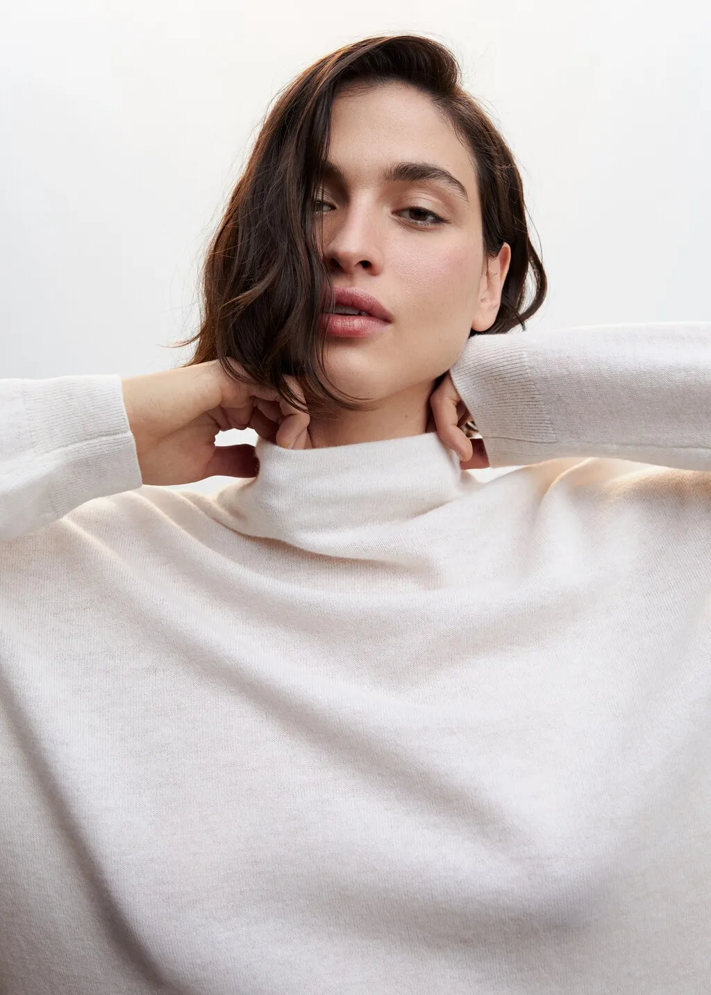 Pullover 100 % lana collo perkins