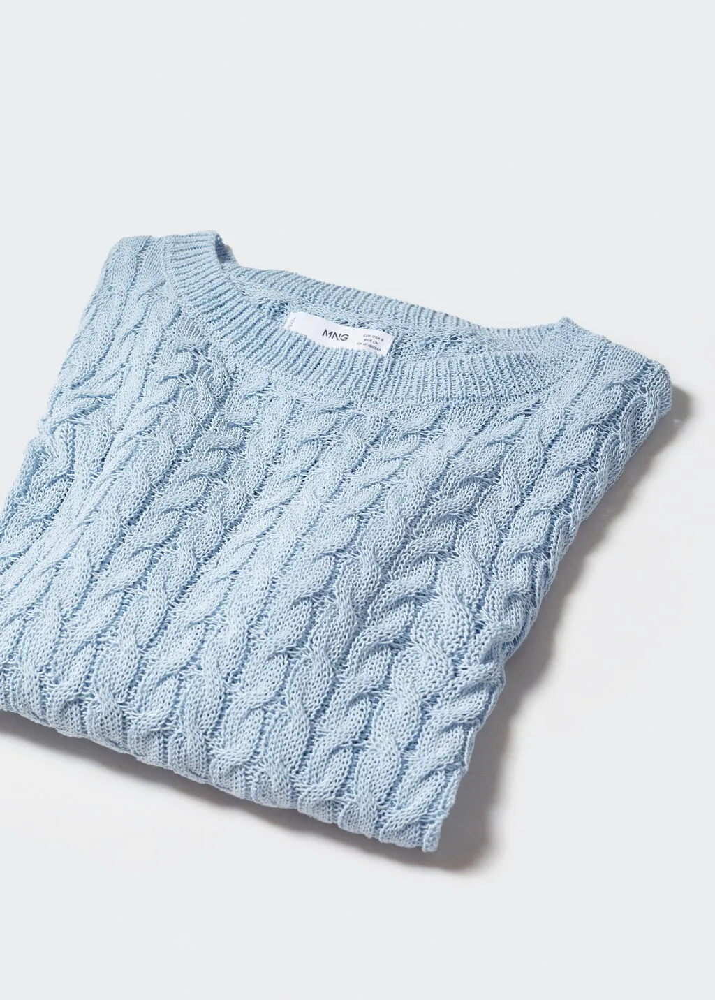 Pullover maglia intrecciato