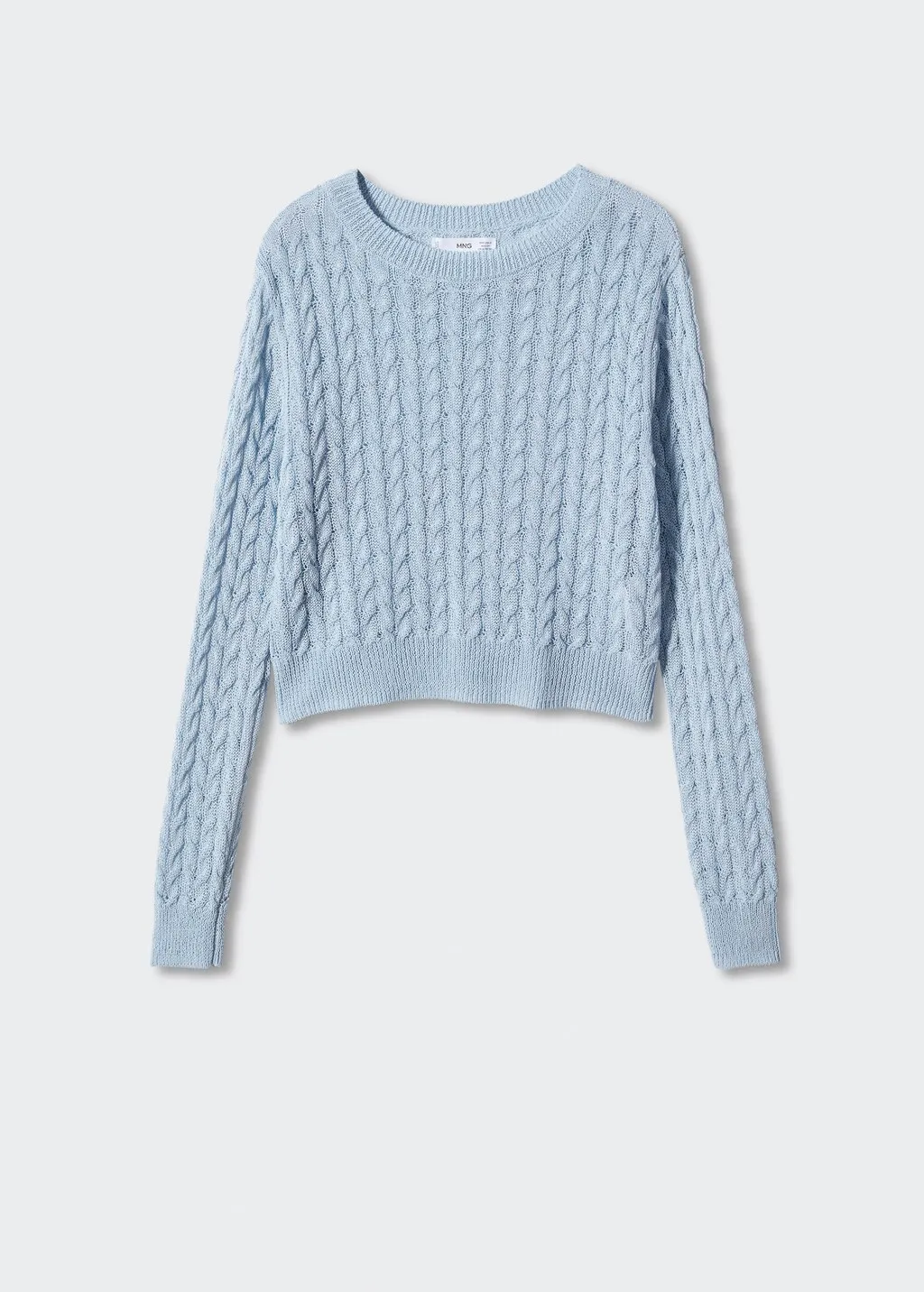 Pullover maglia intrecciato