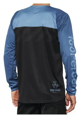 R-Core 100% Long Sleeve Jersey Black / State Blue