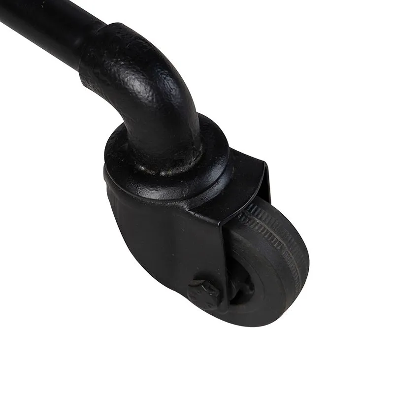 Rack mobile industriale nero 1 scomparto - Ward