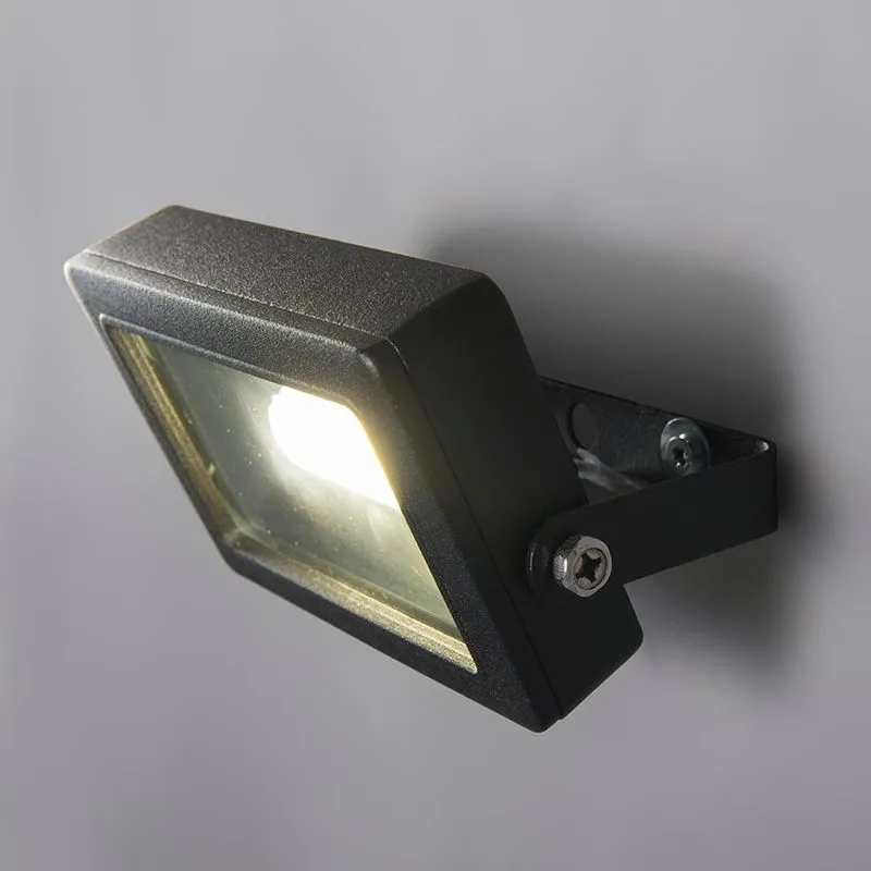 Radiatore moderno nero con LED 10W - Telix