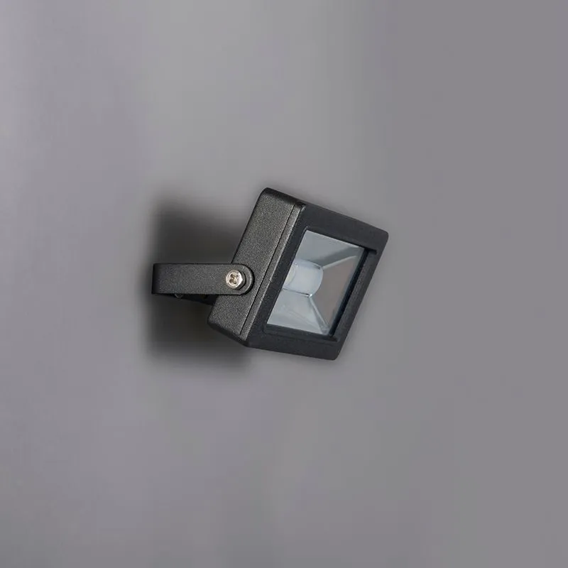 Radiatore moderno nero con LED 10W - Telix