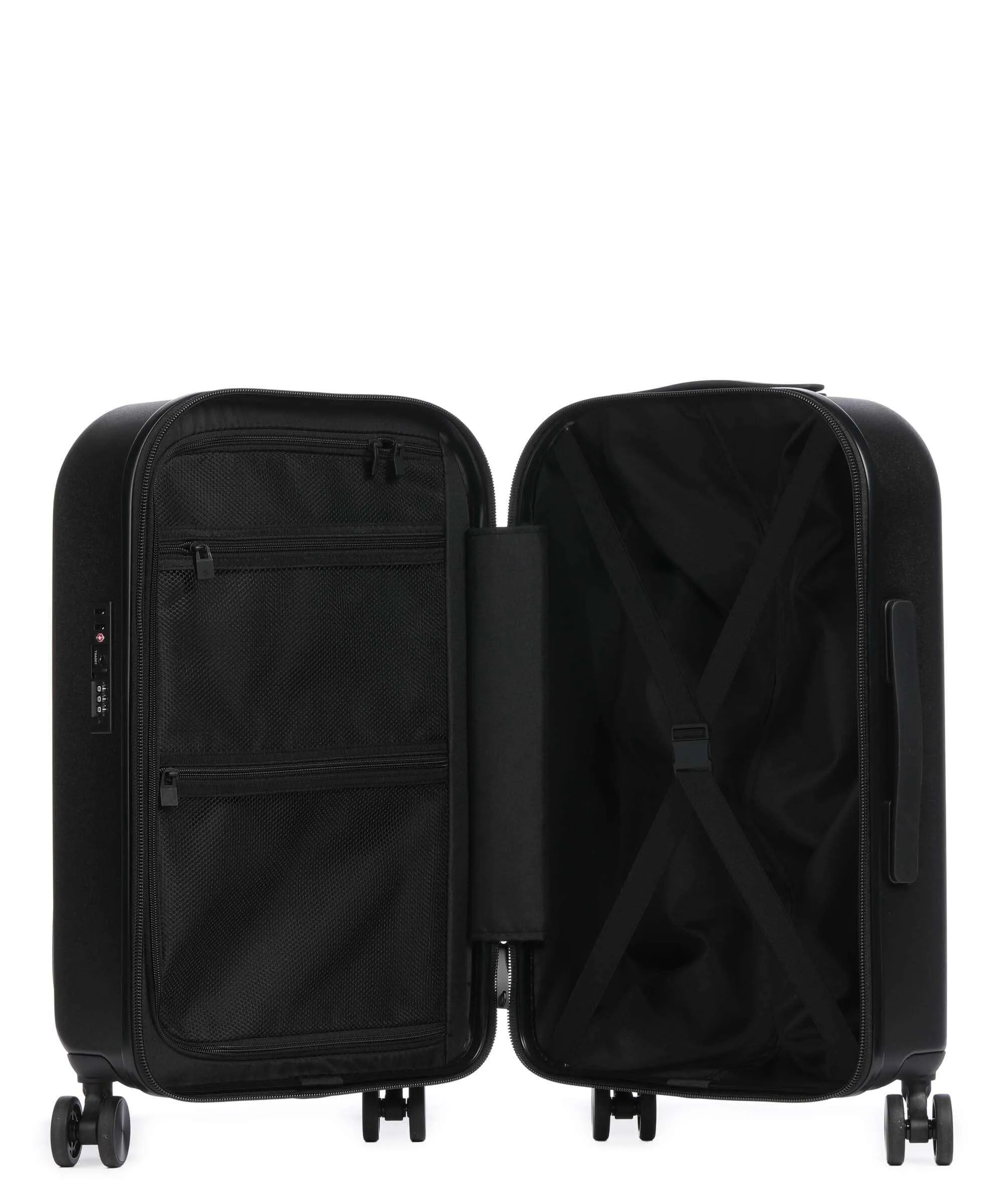  Rains Texel Valigia trolley (4 ruote) verde/nero 55 cm  