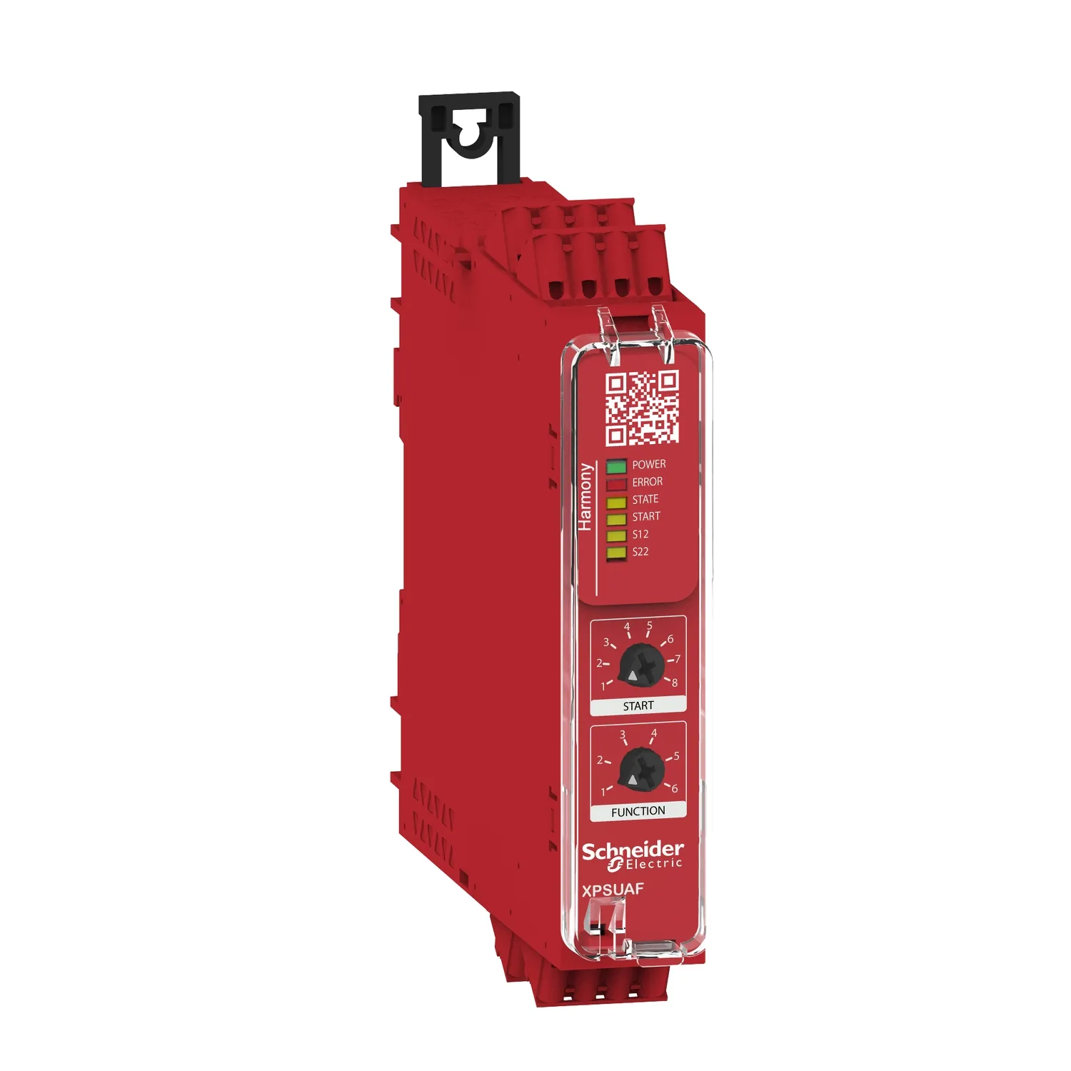 Relè di sicurezza Schneider Electric XPSU, 48 → 240V ca/cc, 1 canale, 5 contatti di sicurezza