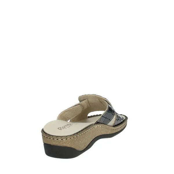 RIPOSELLA  CIABATTE BASSE 00088 BLU