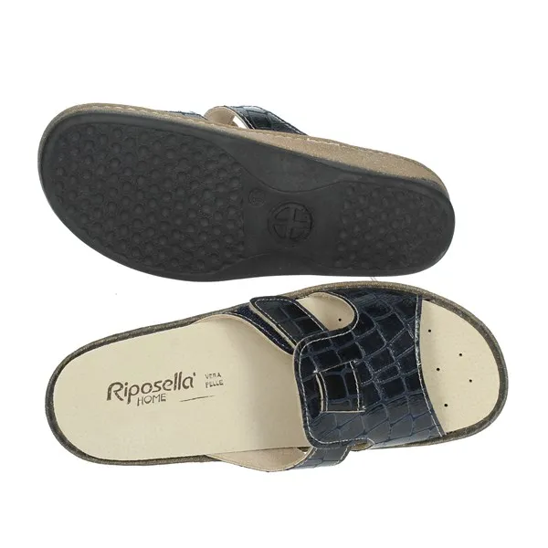 RIPOSELLA  CIABATTE BASSE 00088 BLU