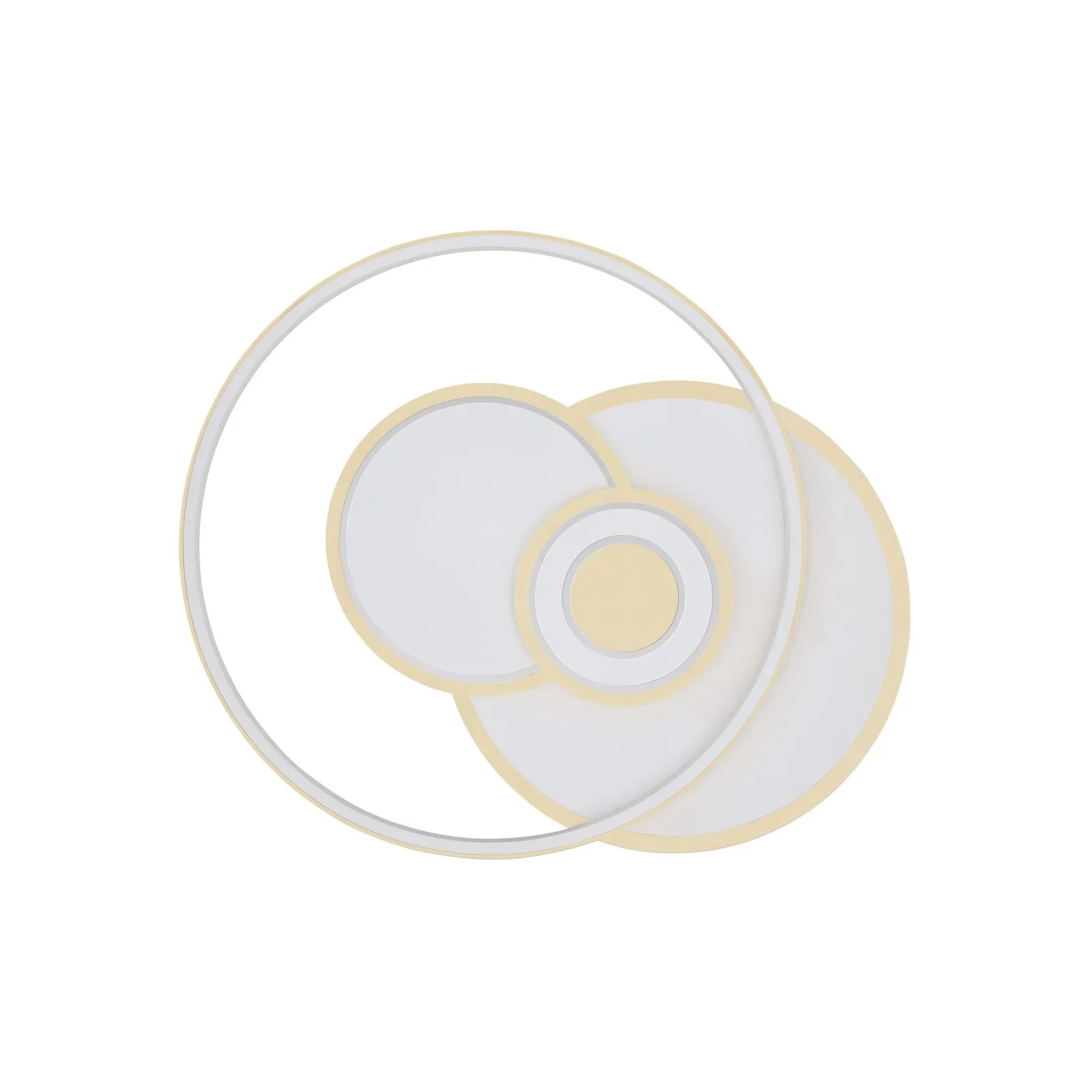 Roderick Plafoniera LED, bianco, lunghezza 54 cm, acrilico, CCT
