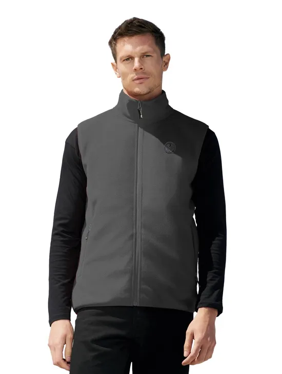 Ros Pile Gilet Col.antracite Patch A Cuore