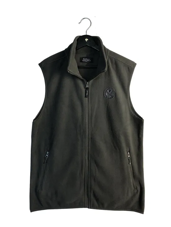Ros Pile Gilet Col.antracite Patch A Cuore
