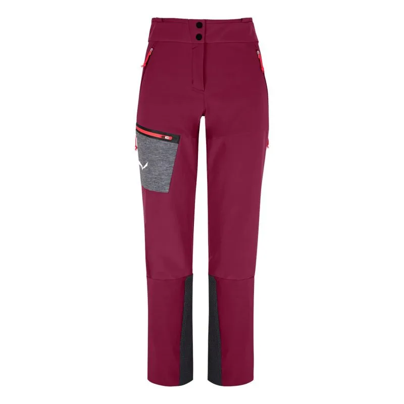 Salewa Comici (Rosso Rodo) Pantaloni Softshell Donna