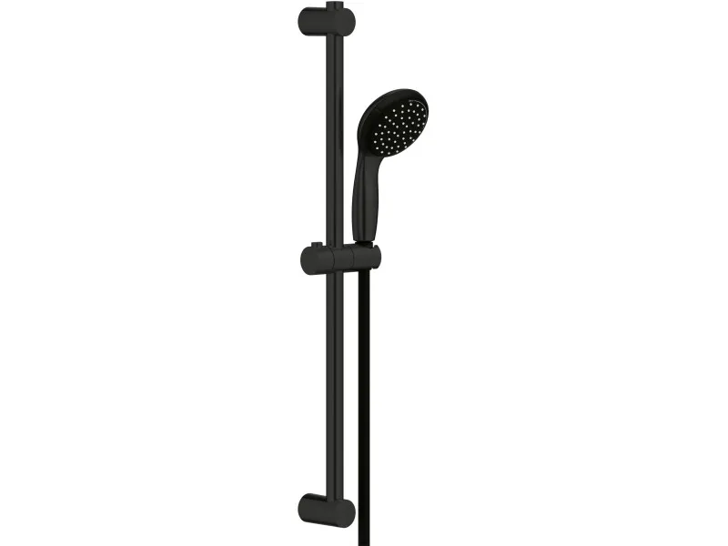 Saliscendi doccia con soffione Grohe Vitalio Start 100 nero 2 getti