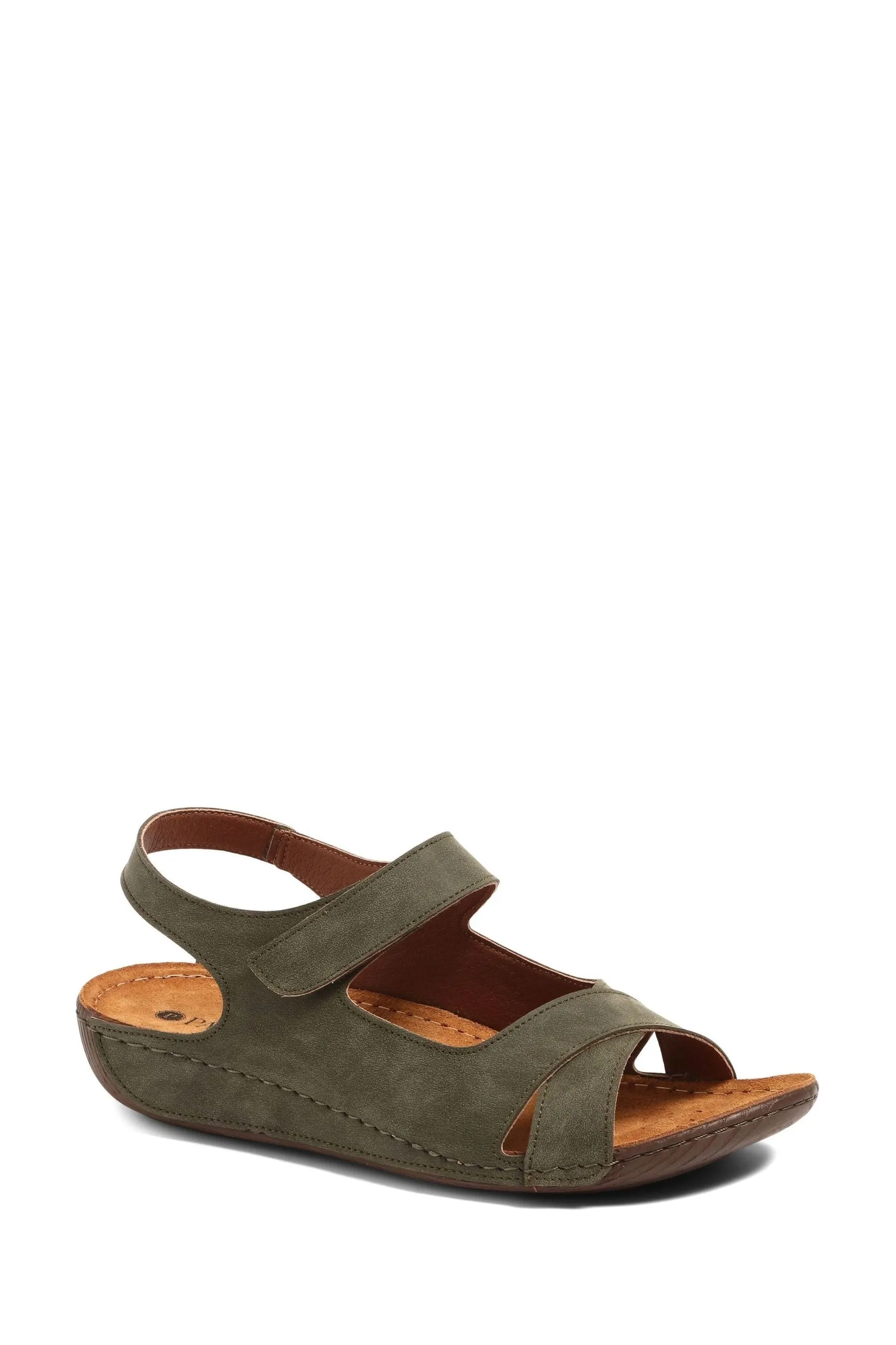 Sandali con chiusura a chiusura a Sandali donna con pavé    
