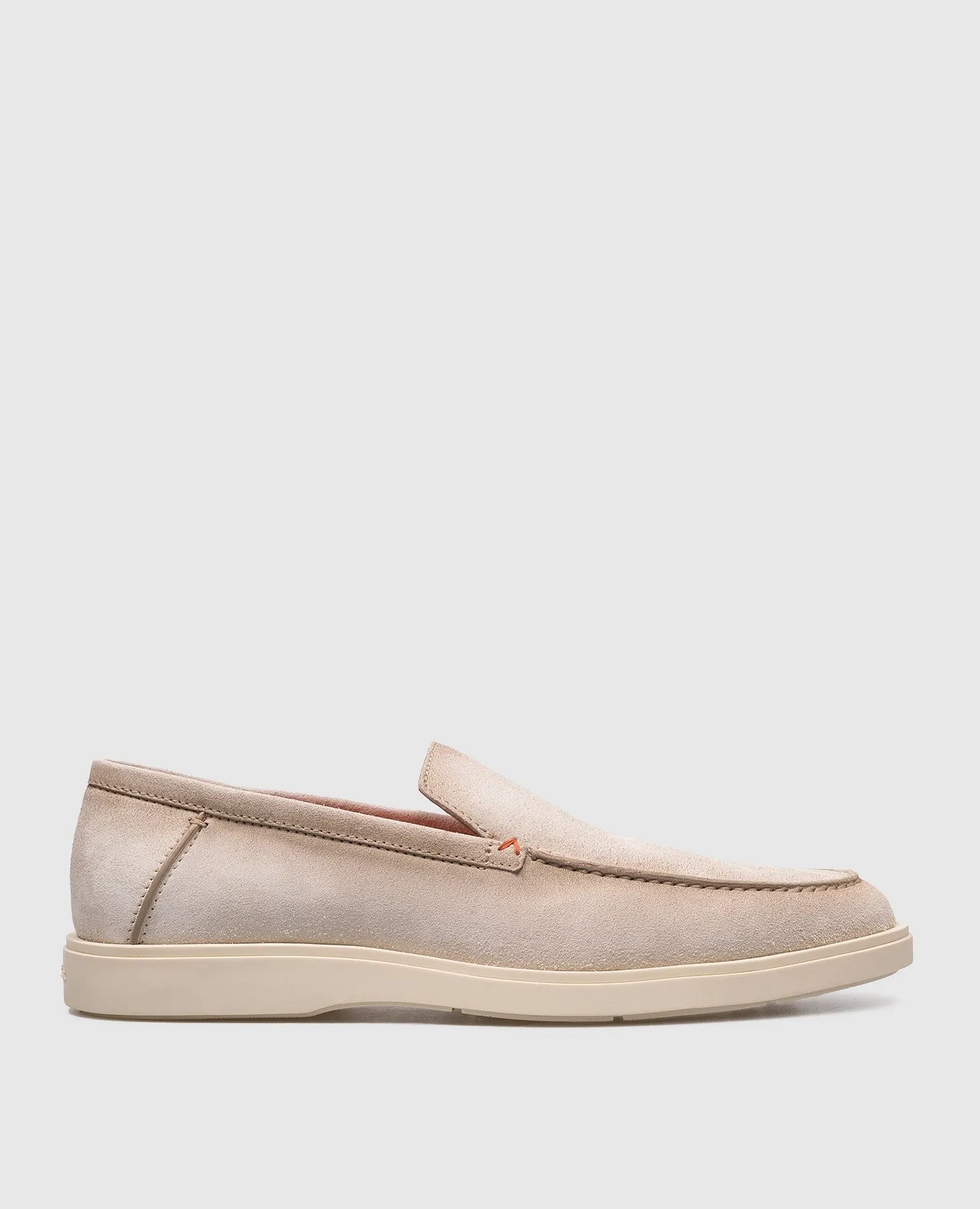 Santoni Mocassini in camoscio grigio MGDT17824TICBGEX