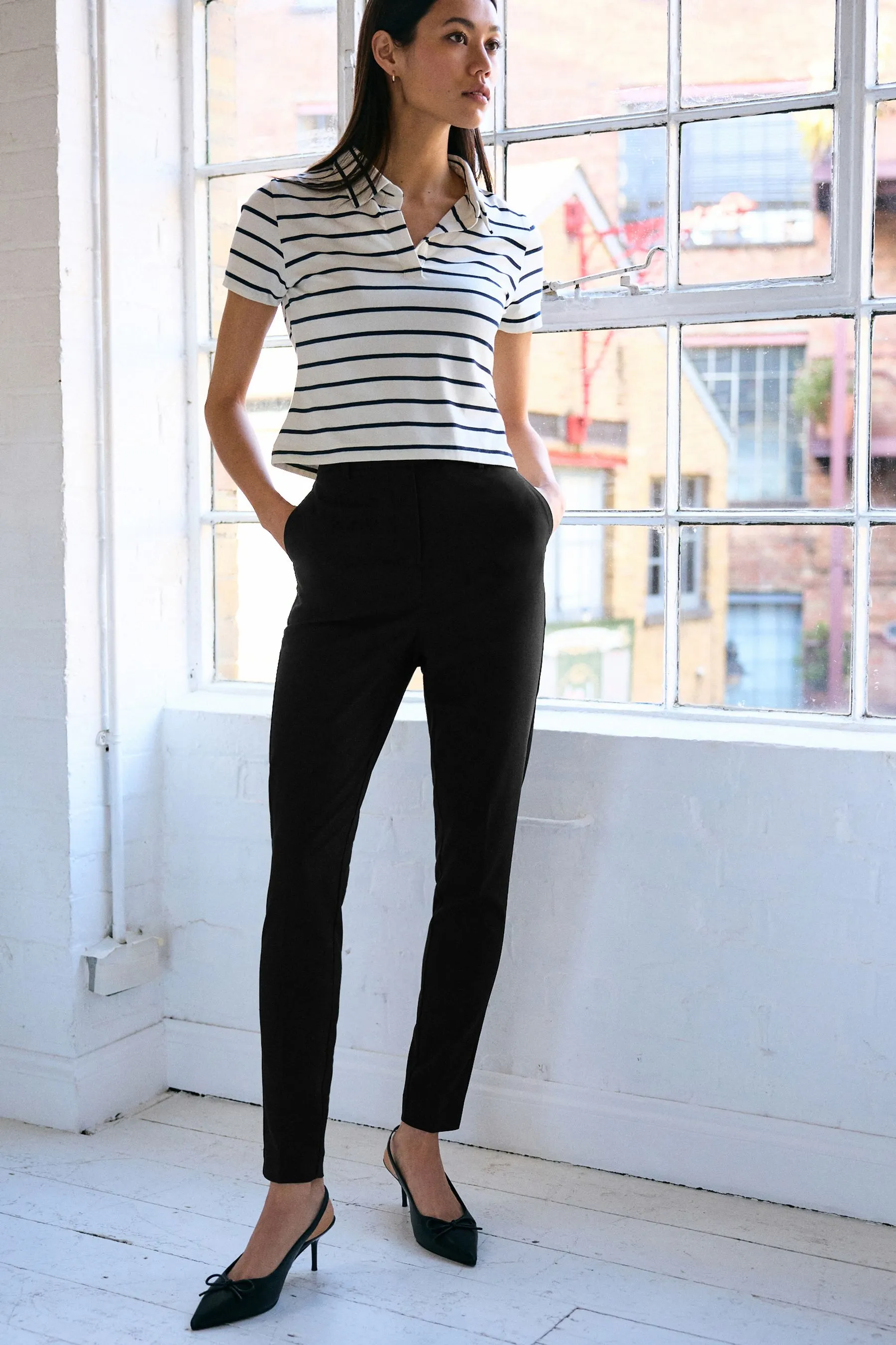 Sartoriale - Pantaloni slim elasticizzata