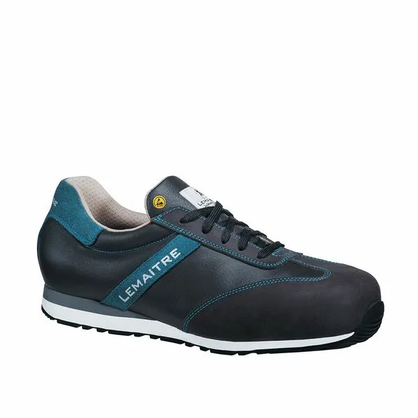 Scarpe sportive antinfortunistiche S3  Lemaitre securite MIKE, , Unisex tg. 40, col. Nero, resistenti all'acqua, con