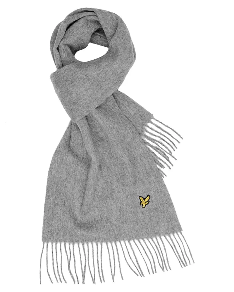 Sciarpa Lana Unisex Grigia
