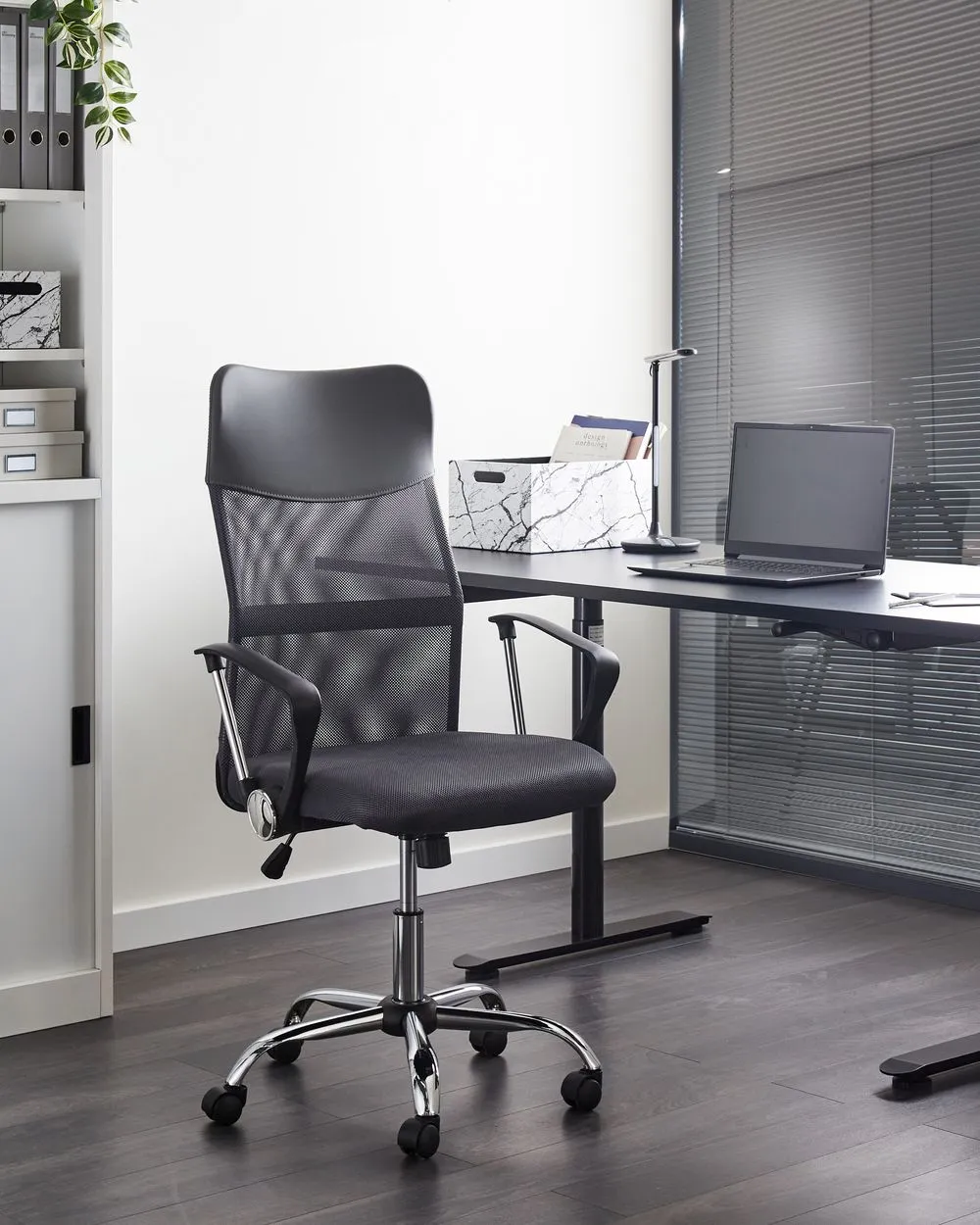 Sedia da ufficio grigia DESIGN