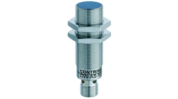 Sensore di prossimità Cilindro filettato Contrinex, M18, rilevamento 12 mm, 10 → 30 V CC