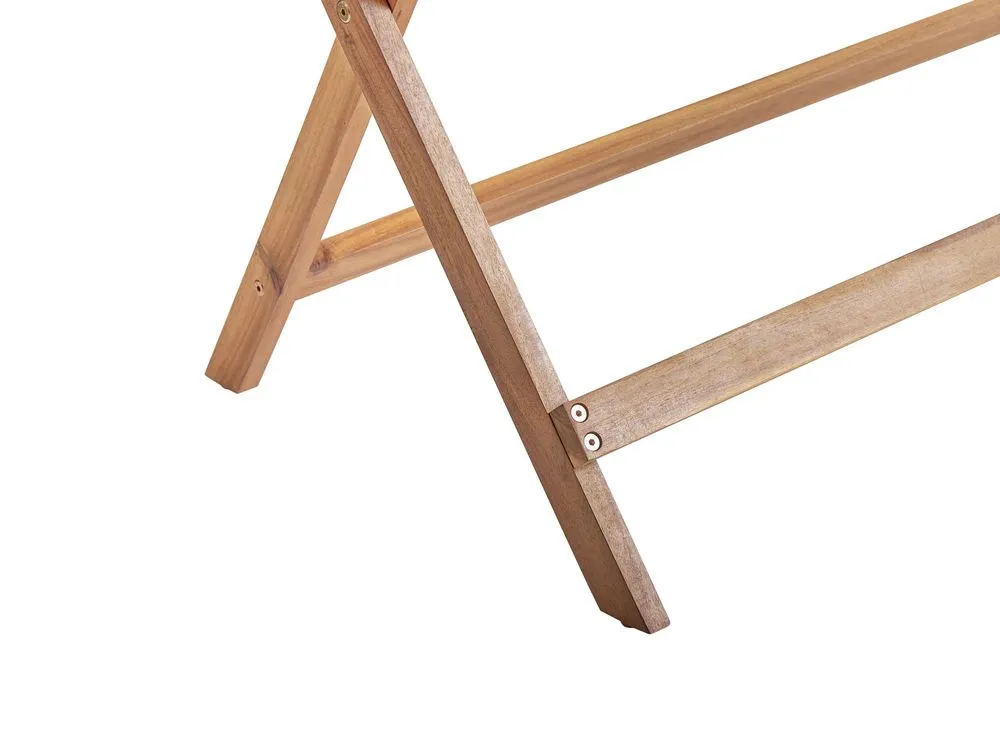 Set da pranzo da giardino 4 posti PROSSEDI Legno d'acacia Beige