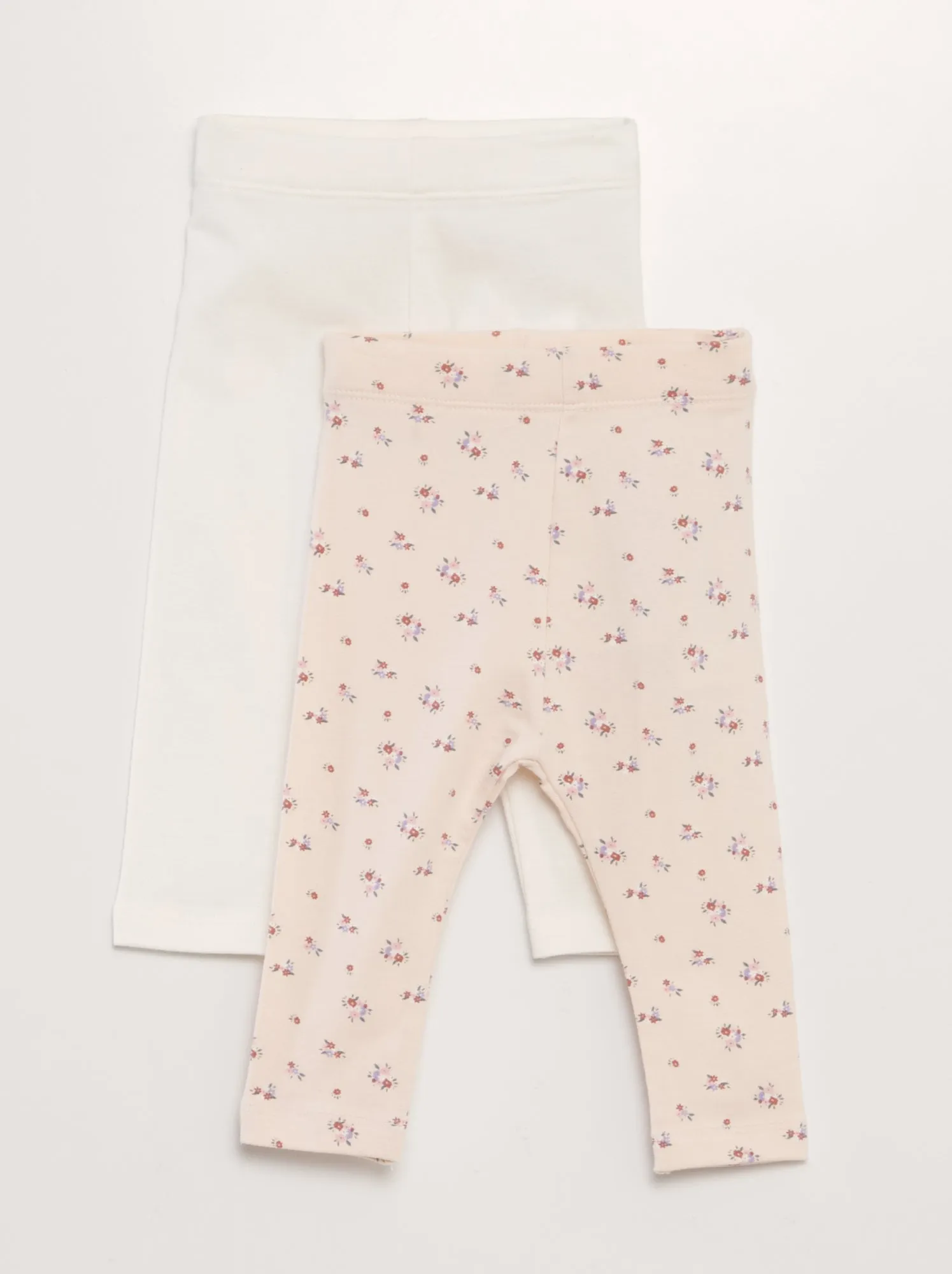 Set di 2 leggings in jersey - ROSA