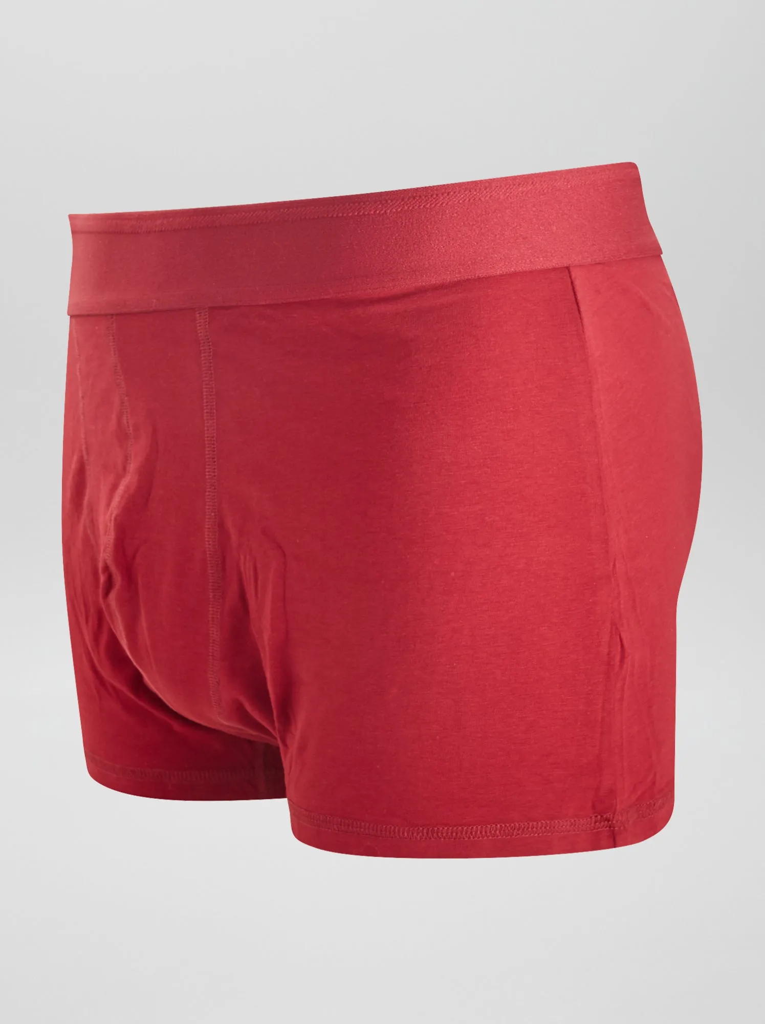 Set di 3 boxer eco-sostenibili size+ - ROSSO